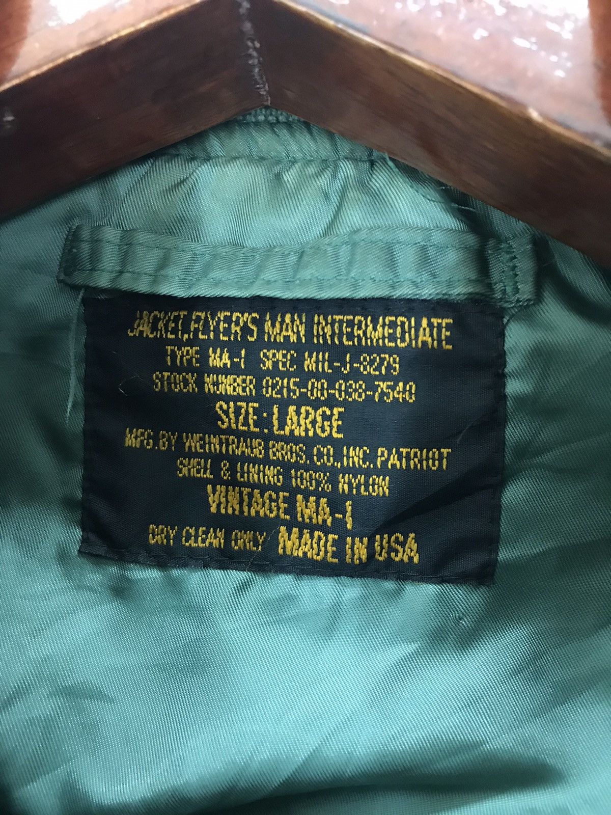 Vintage Vintage Weintraub Bros Patriot Ma1 flight jacket air force Size US L / EU 52-54 / 3 - 16 Thumbnail