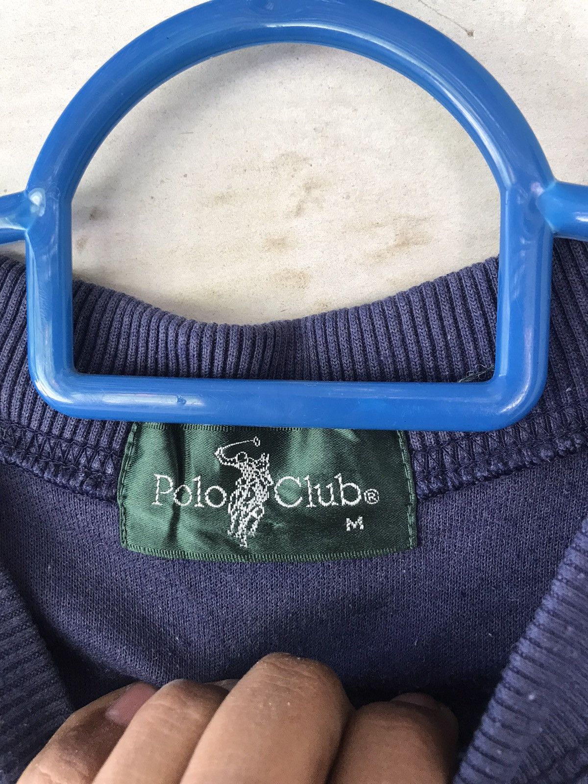 Polo Ralph Lauren VINTAGE POLO CLUB BLUE SIZE M BIG LOGO SWEATSHIRT Size US M / EU 48-50 / 2 - 3 Thumbnail