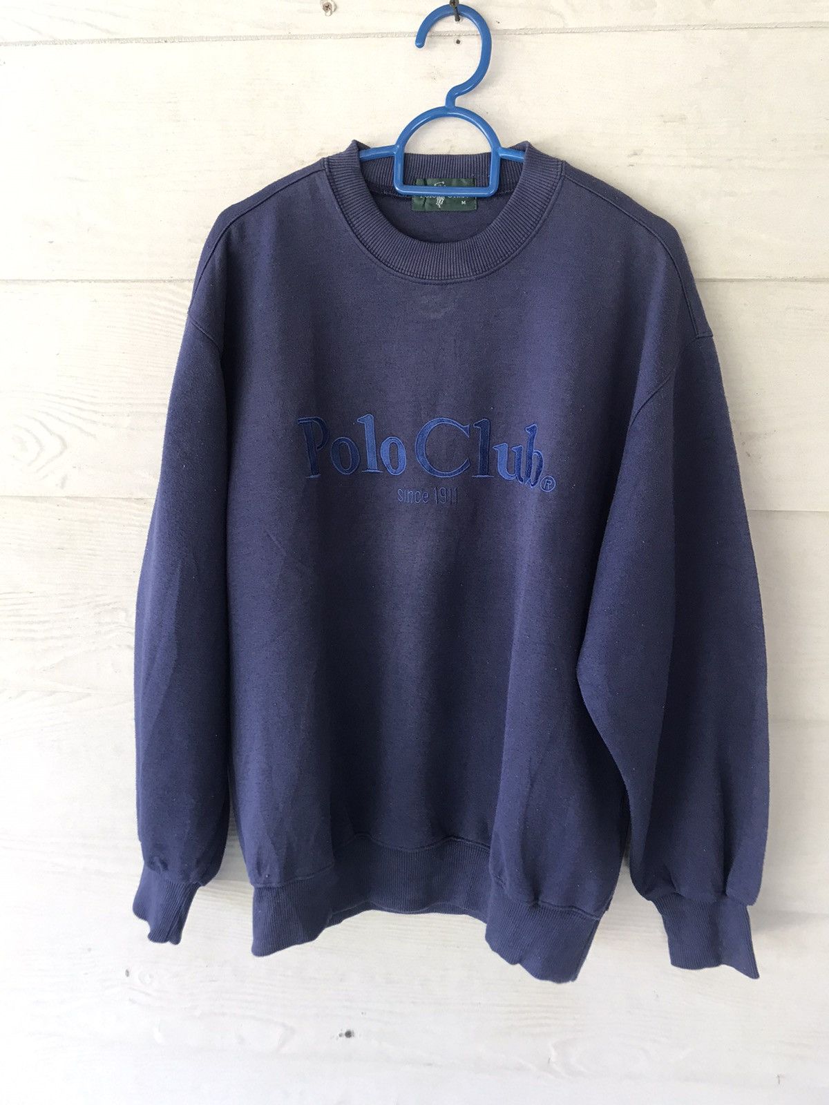 Polo Ralph Lauren VINTAGE POLO CLUB BLUE SIZE M BIG LOGO SWEATSHIRT Size US M / EU 48-50 / 2 - 1 Thumbnail