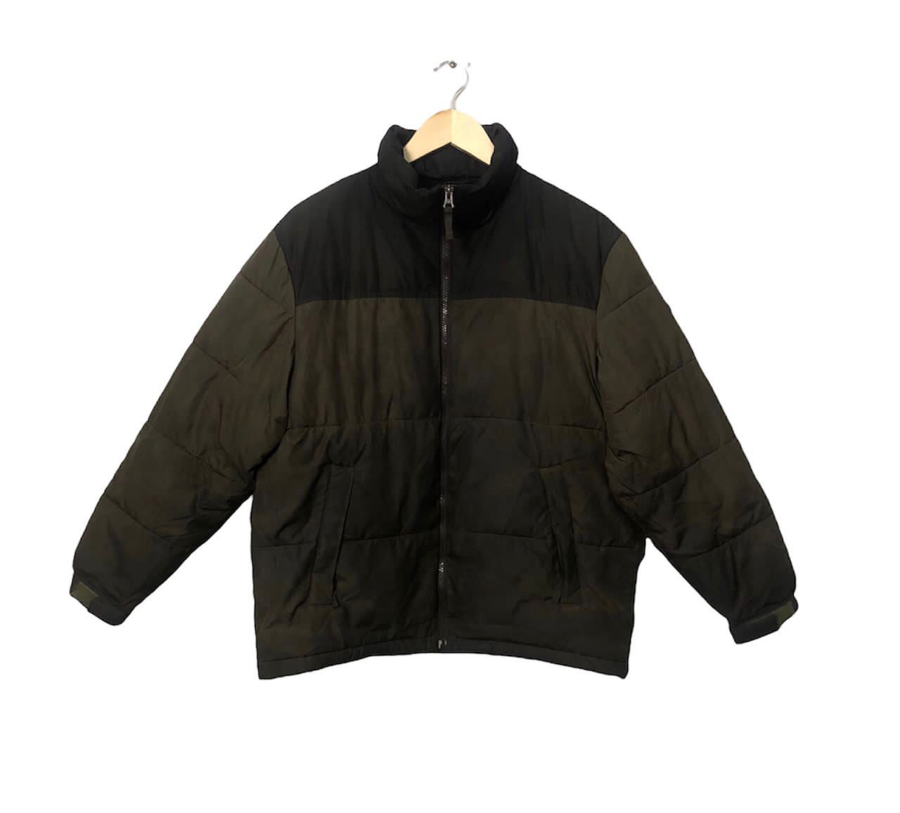 image of Vintage Gerry Cosby Zipper Ups Puffer Jacket in Brown, Men's (Size Large)