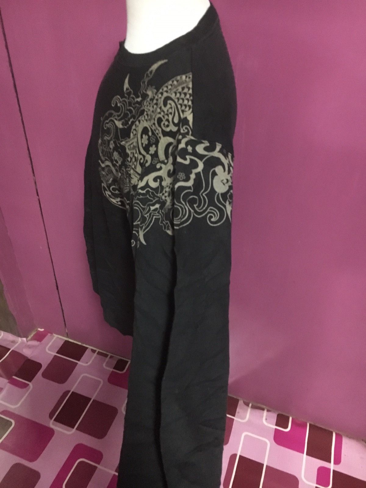 Japanese Brand STRANGE HEAVEN BLACK SIZE XL LONG SLEEVE Size US XL / EU 56 / 4 - 3 Thumbnail