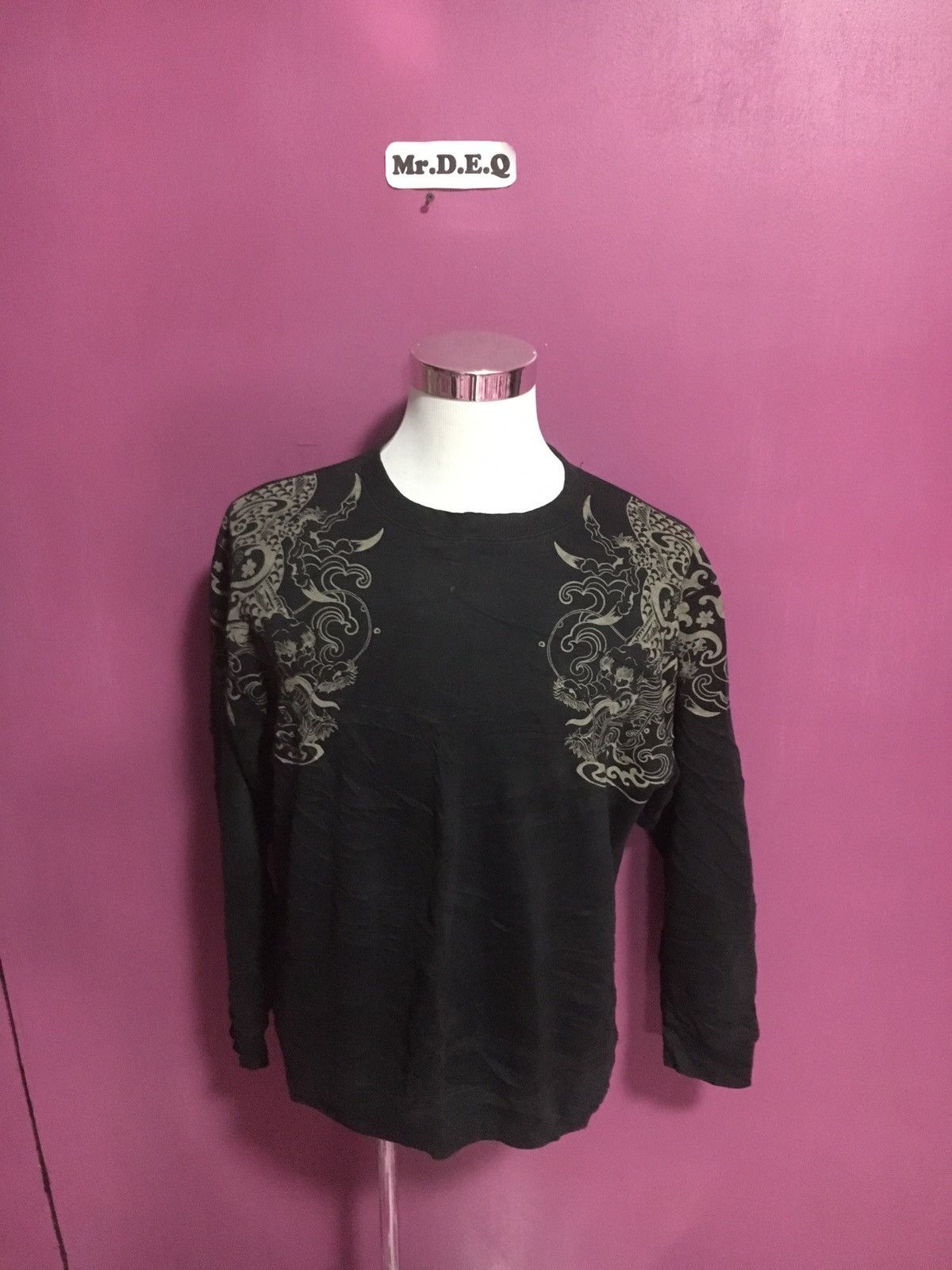 Japanese Brand STRANGE HEAVEN BLACK SIZE XL LONG SLEEVE Size US XL / EU 56 / 4 - 1 Thumbnail