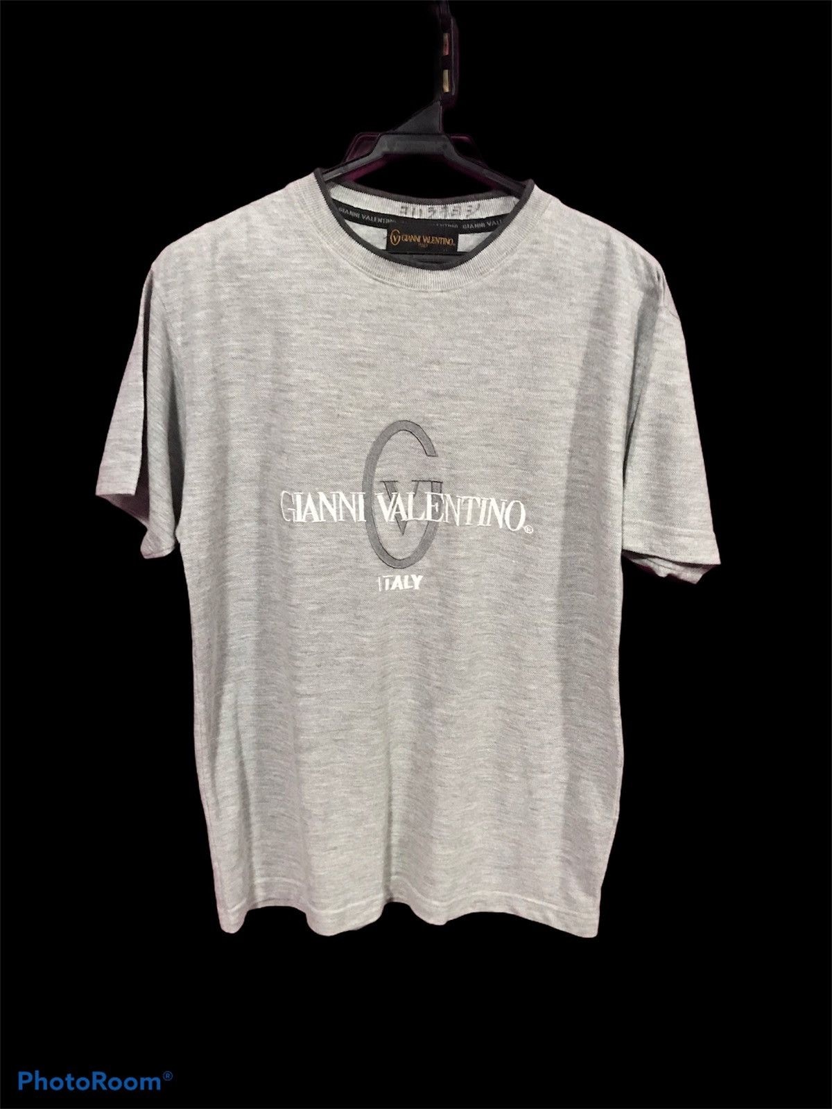 Gianni Valentino GIANNI VALENTINO ITALY BIG LOGO TEE SHIRT Size US M / EU 48-50 / 2 - 1 Thumbnail