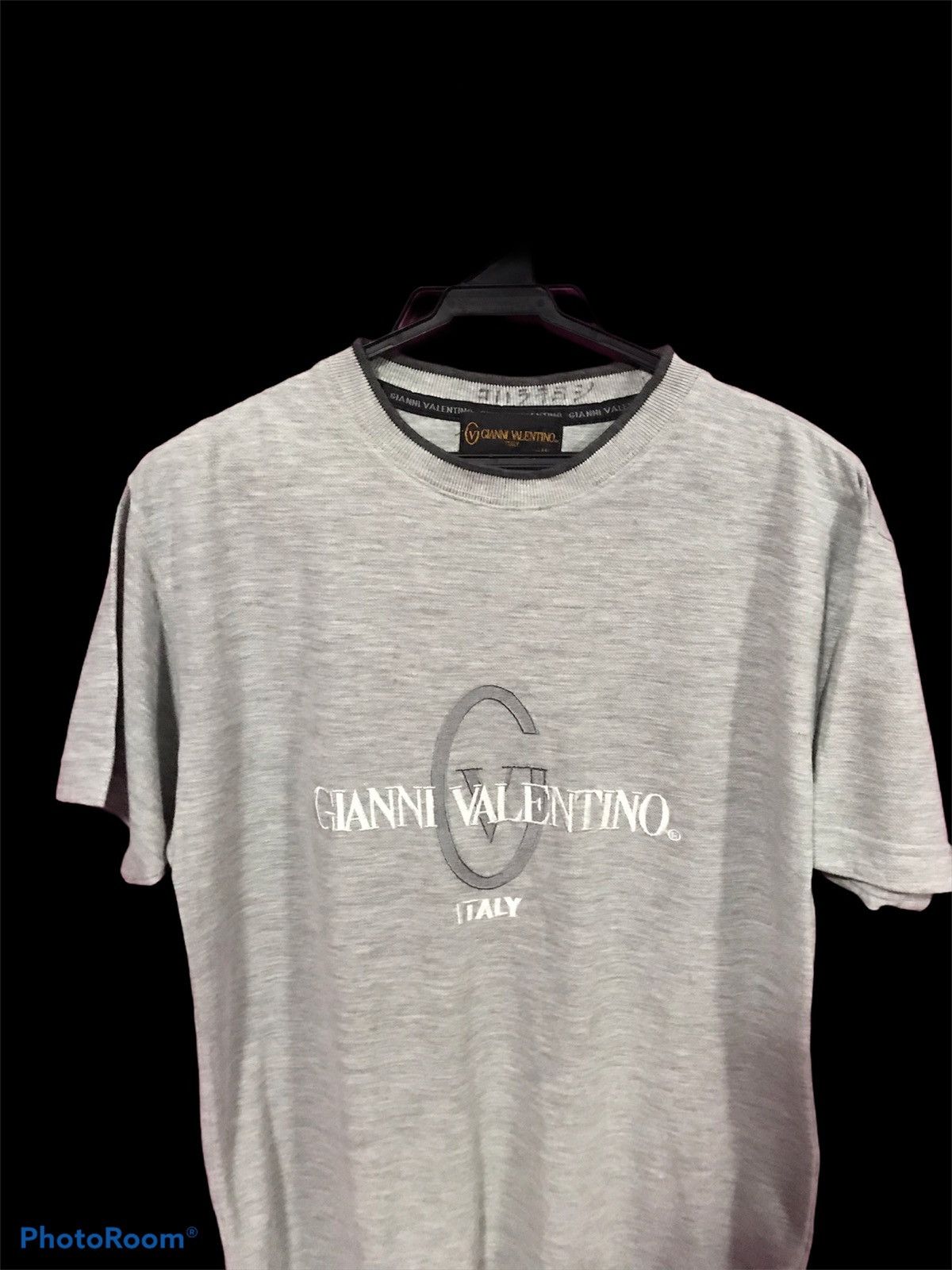 Gianni Valentino GIANNI VALENTINO ITALY BIG LOGO TEE SHIRT Size US M / EU 48-50 / 2 - 2 Thumbnail
