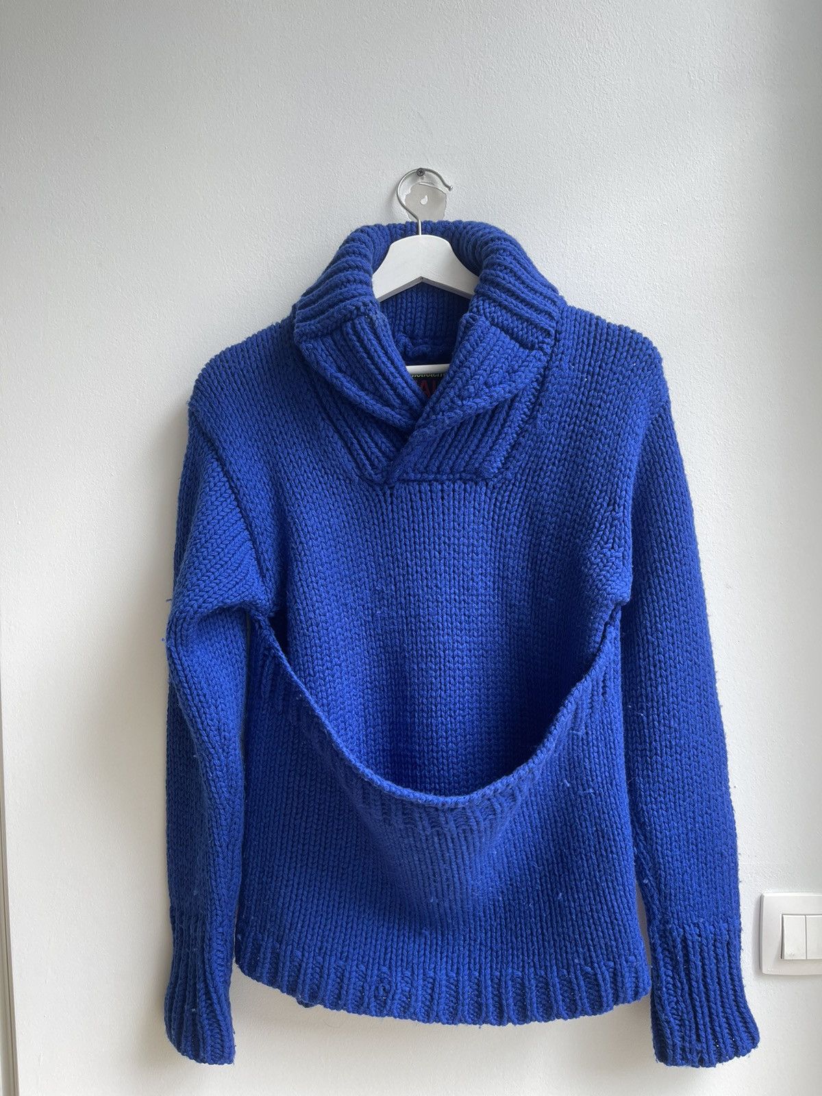Walter Van Beirendonck Aesthetic Terrorists By Walter 2 Ways Knitwear Shawl Collar Size US XS / EU 42 / 0 - 2 Thumbnail