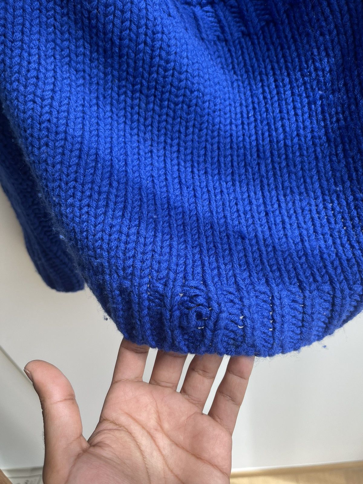 Walter Van Beirendonck Aesthetic Terrorists By Walter 2 Ways Knitwear Shawl Collar Size US XS / EU 42 / 0 - 18 Thumbnail