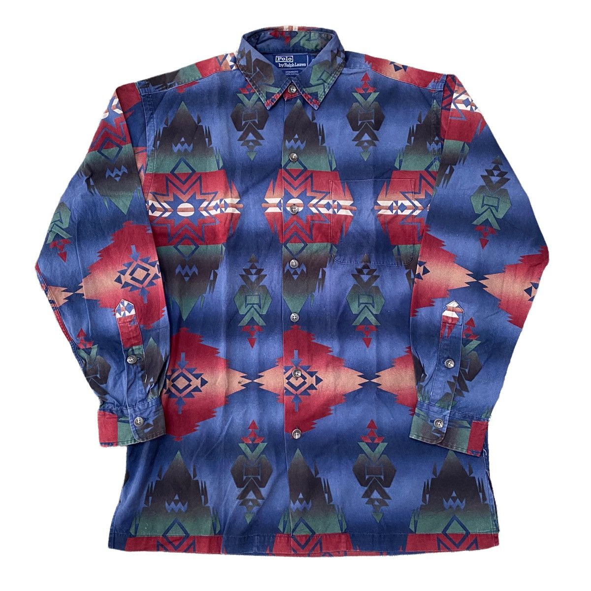 image of Polo Ralph Laurent Aztec Southwestern Shirt, Men's (Size Small)