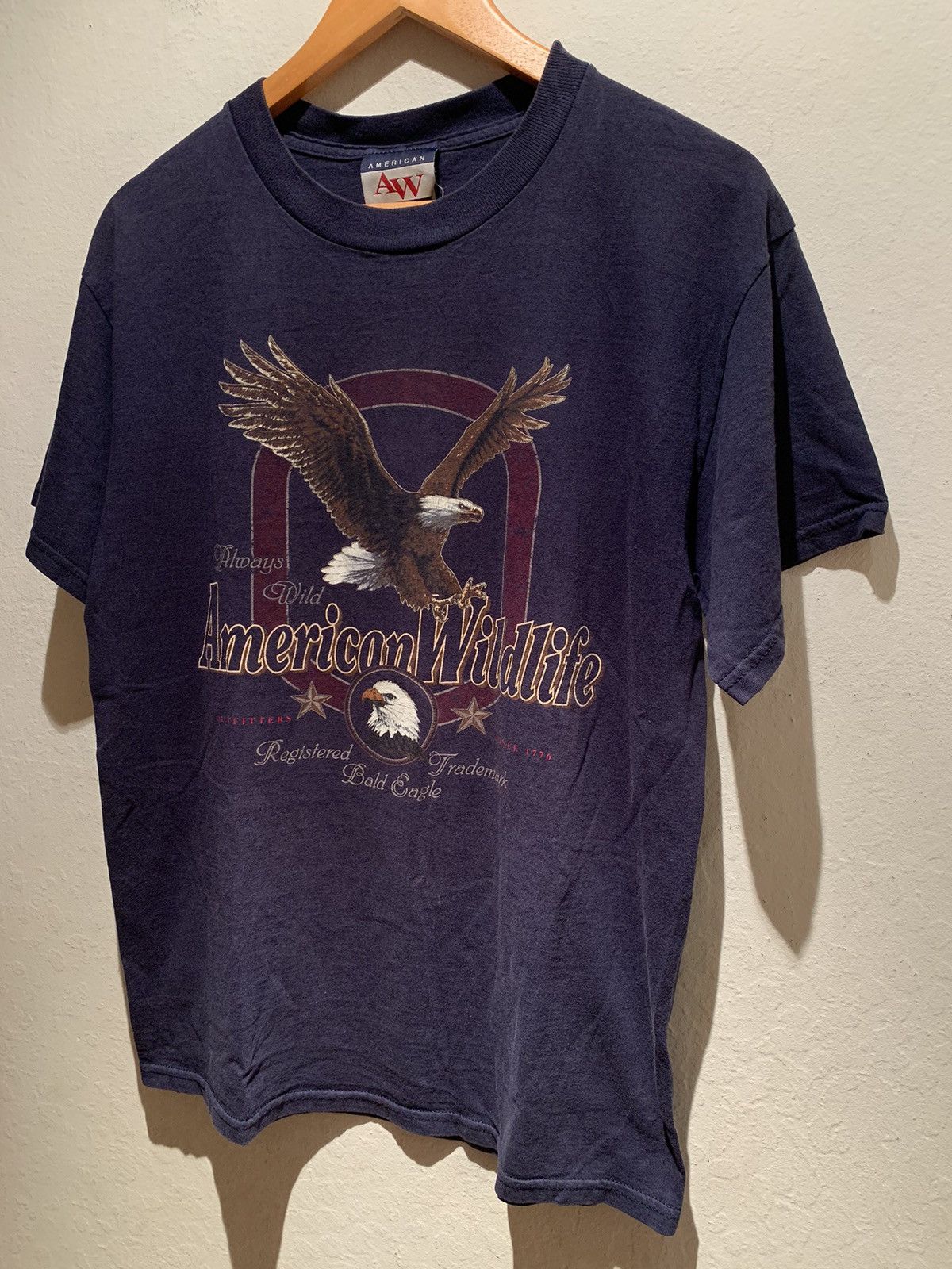 Tultex *RARE* Vintage American Wildlife Bald Eagle Tultex T-Shirt M Size US M / EU 48-50 / 2 - 1 Thumbnail