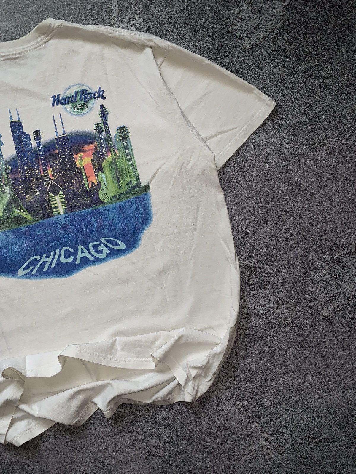 Harley Davidson × Planet Hollywood × Vintage Hard Rock Cafe Chicago XXL vintage big logo tee T-shirt polo Size US XXL / EU 58 / 5 - 4 Thumbnail