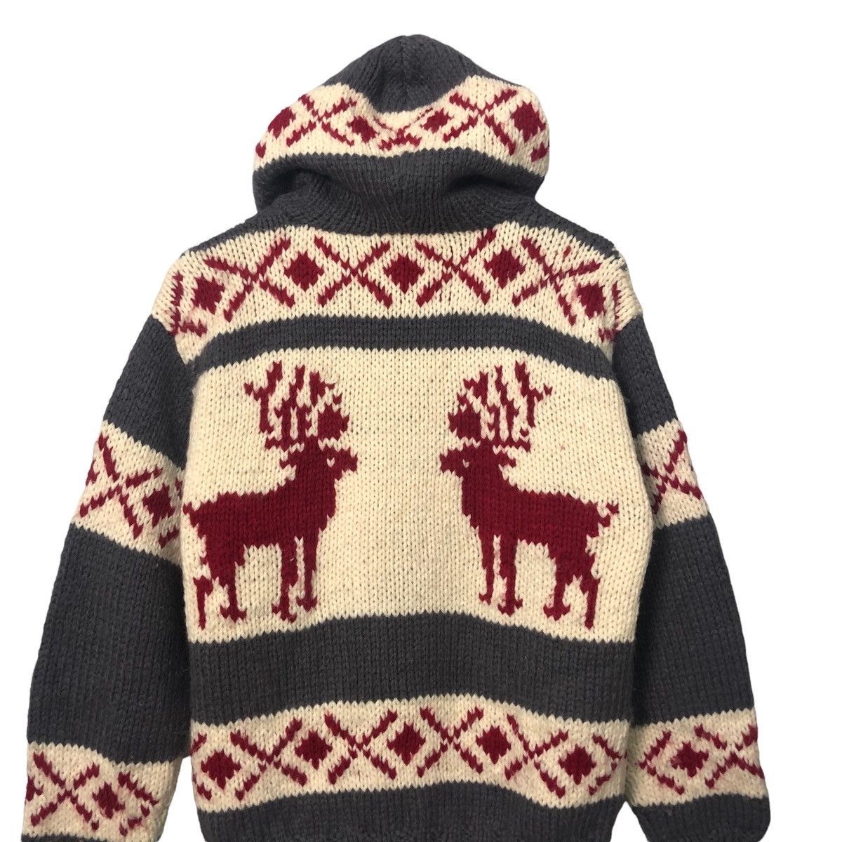 Aran Isles Knitwear Vintage CPS Brand Full Print Zip Up Hoodie Knitwear Jacket Size US M / EU 48-50 / 2 - 8 Thumbnail