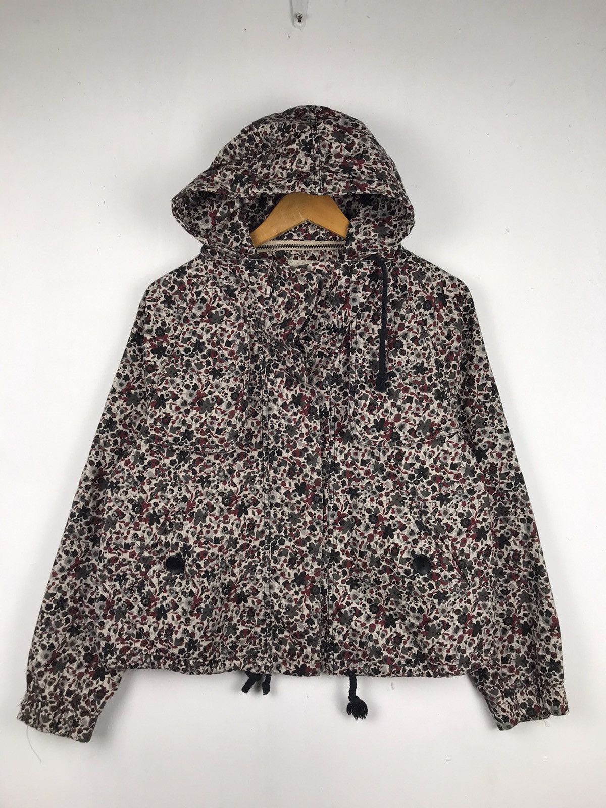 Japanese Brand × Vintage Vintage Rare Design Light Jacket with hooded Size US M / EU 48-50 / 2 - 1 Thumbnail