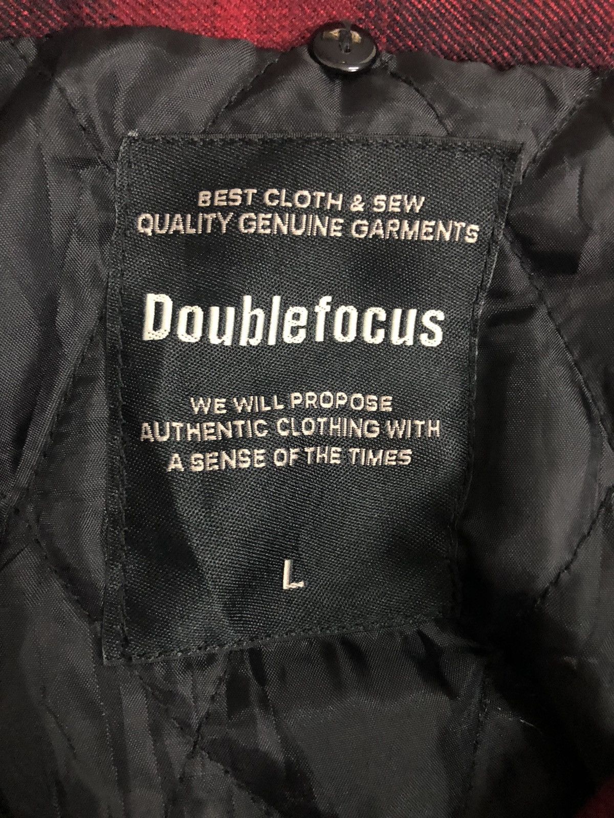 Japanese Brand Vintage Double Focus Zipper Ups Plaid Jacket Size US M / EU 48-50 / 2 - 9 Thumbnail
