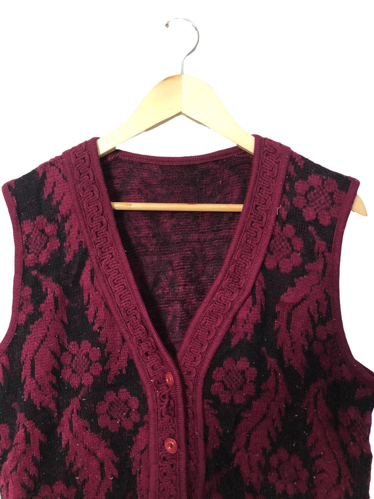 Aran Isles Knitwear Vintage Unbranded Button Ups Knitwear Cardigan Vest Size US M / EU 48-50 / 2 - 3 Thumbnail