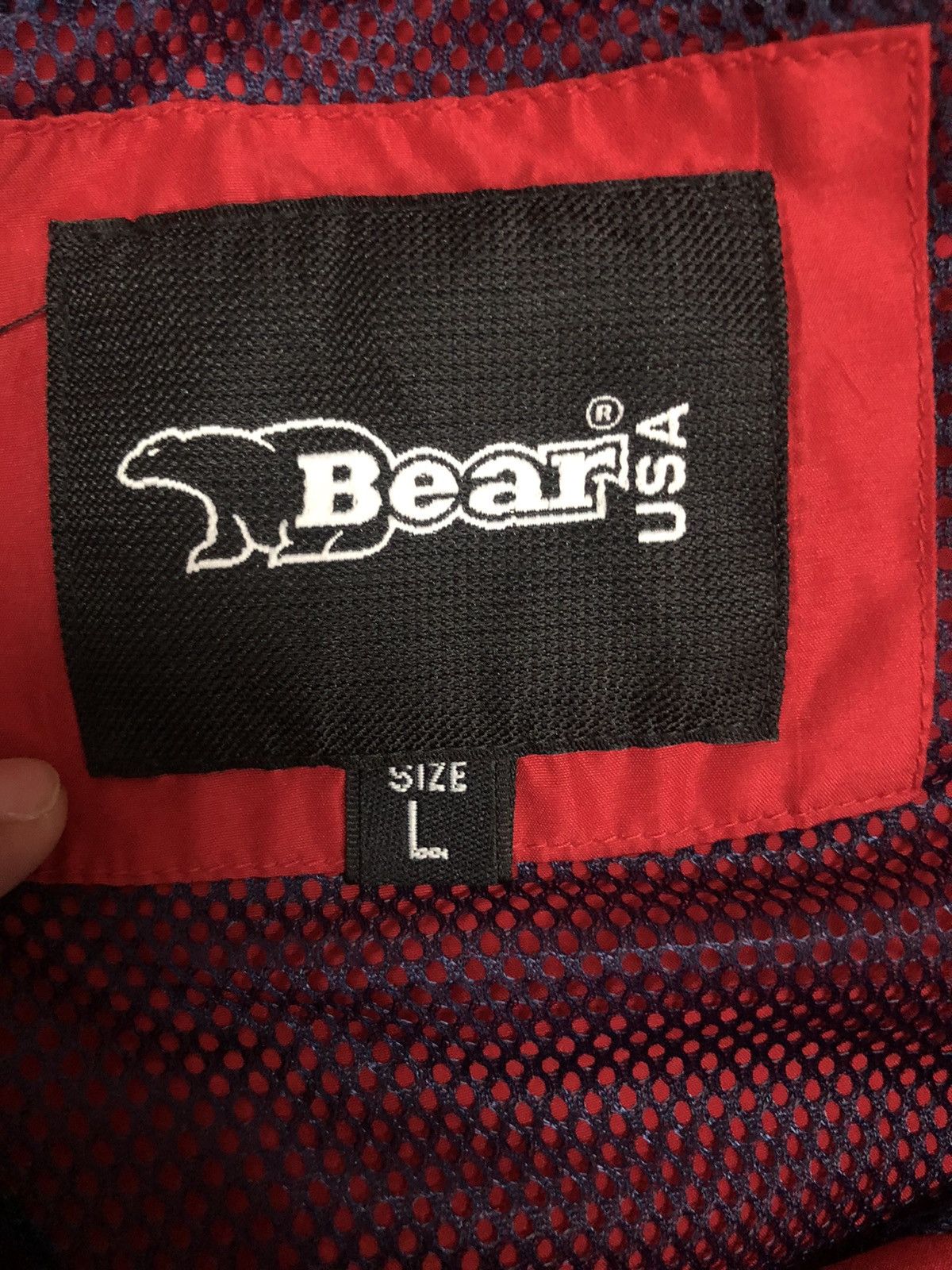Japanese Brand Vintage Bear Sports USA Zipper Ups Hoodie Jacket Size US XL / EU 56 / 4 - 9 Thumbnail