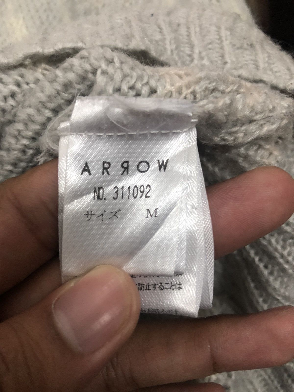 Aran Isles Knitwear Vintage Arrow Crewneck Knitwear Sweater Jumper Size S / US 4 / IT 40 - 10 Thumbnail