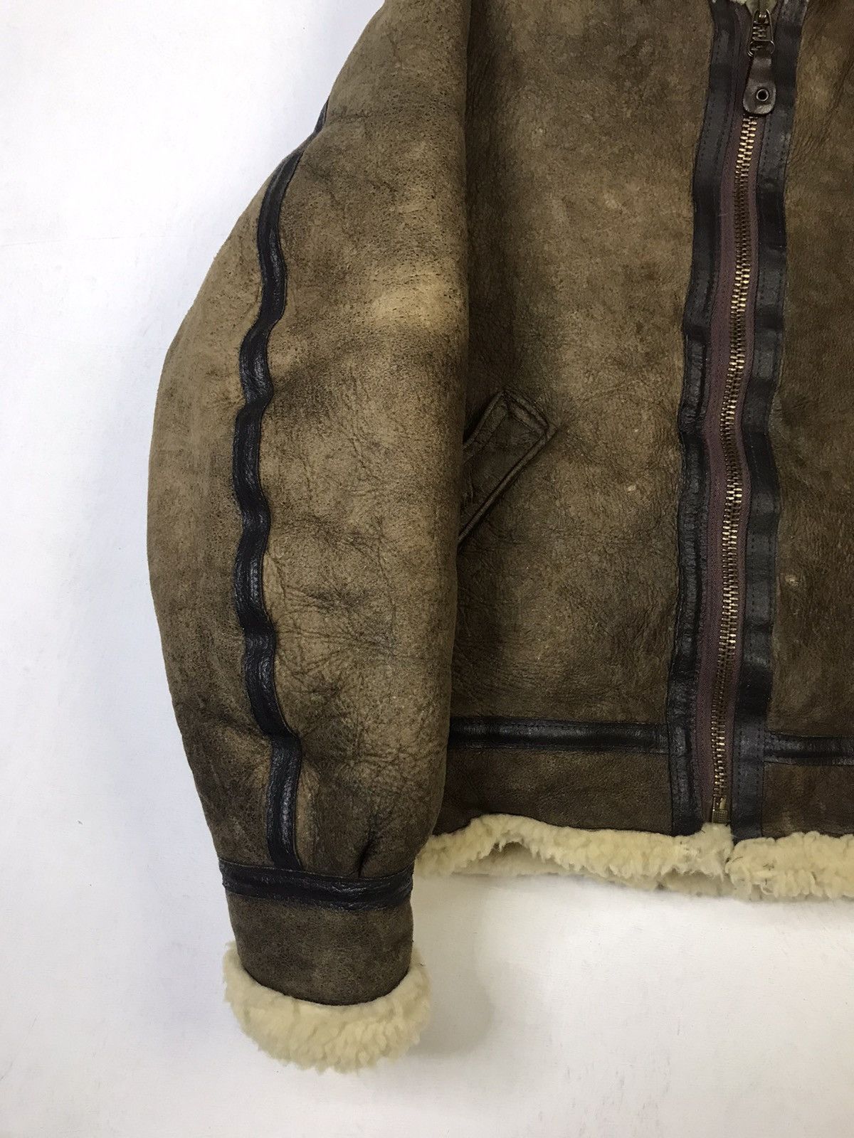 Avirex GRAIL❗️VERY RARE 80s Avirex Type B-3 Sheepskin Leather Jacket Size US M / EU 48-50 / 2 - 4 Thumbnail