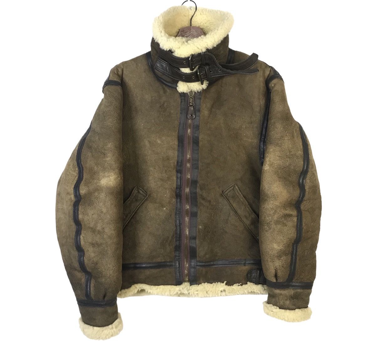 Avirex GRAIL❗️VERY RARE 80s Avirex Type B-3 Sheepskin Leather Jacket Size US M / EU 48-50 / 2 - 1 Thumbnail