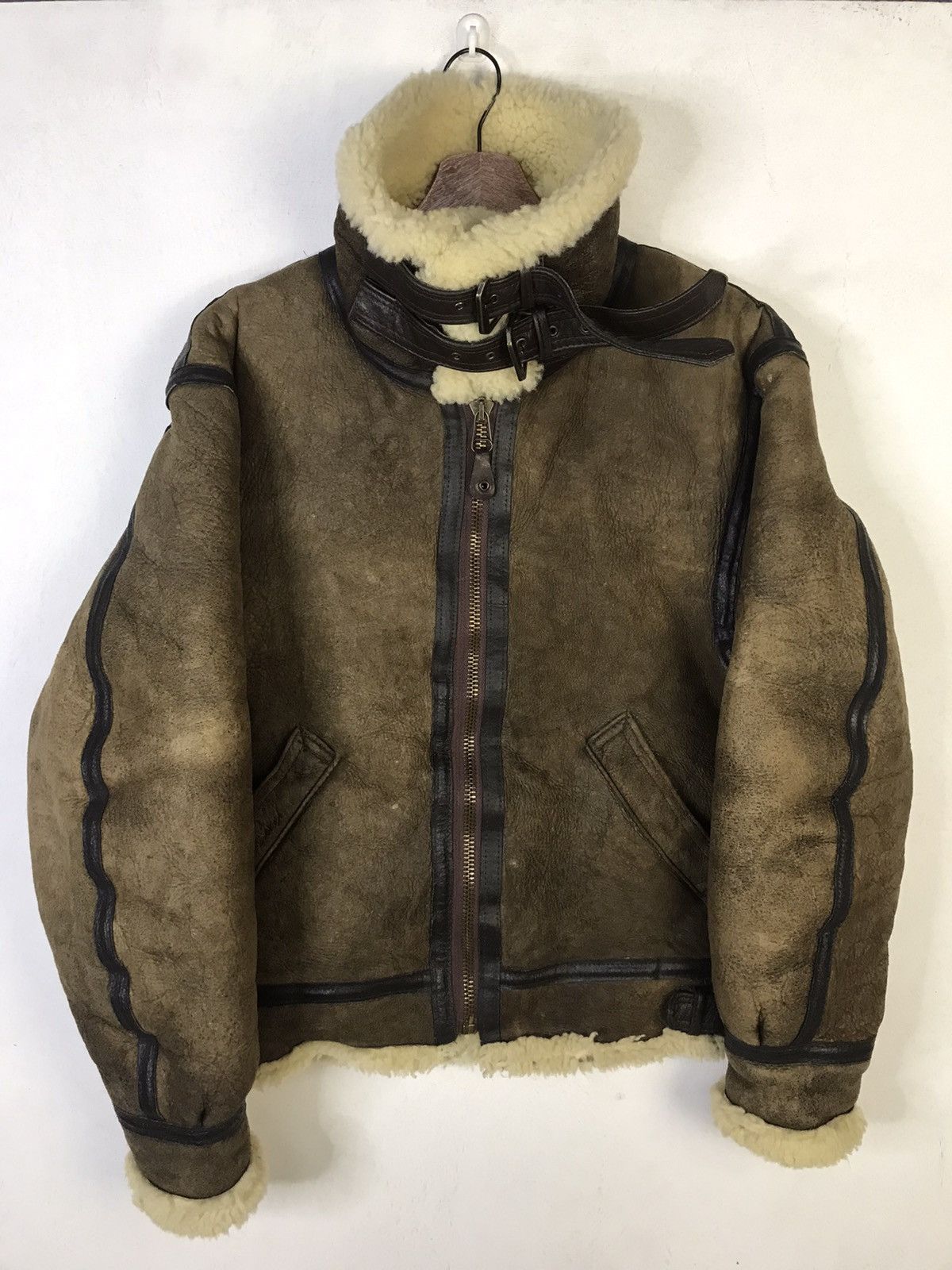 Avirex GRAIL❗️VERY RARE 80s Avirex Type B-3 Sheepskin Leather Jacket Size US M / EU 48-50 / 2 - 2 Thumbnail