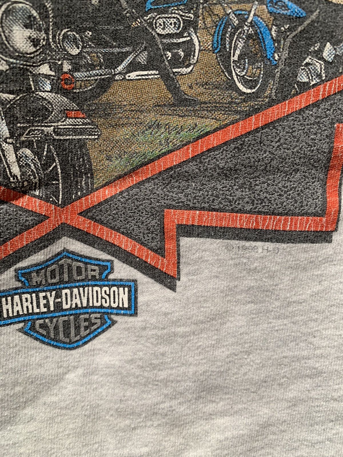 Harley Davidson RARE* Vintage 1998 Harley Davidson Sturgis Single Stitch Tee Size US L / EU 52-54 / 3 - 6 Thumbnail