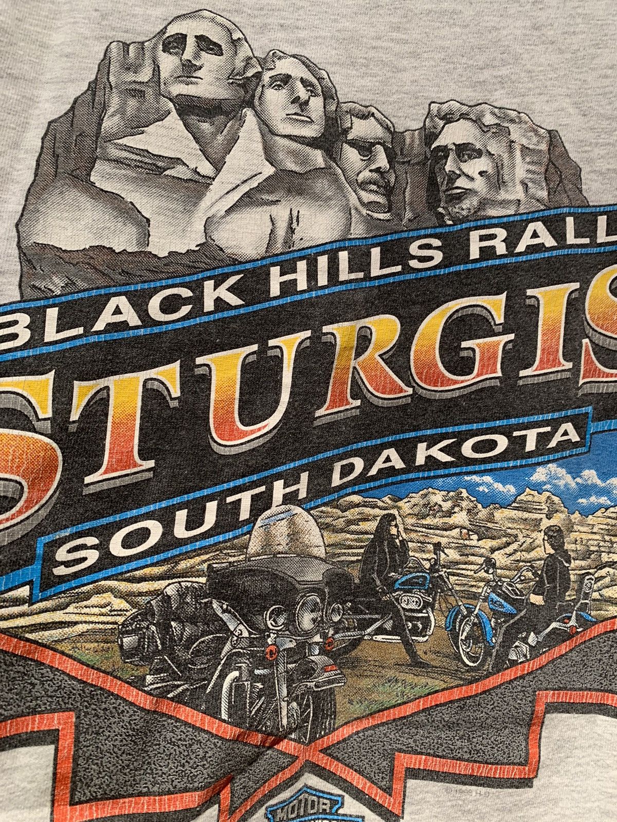 Harley Davidson RARE* Vintage 1998 Harley Davidson Sturgis Single Stitch Tee Size US L / EU 52-54 / 3 - 5 Thumbnail