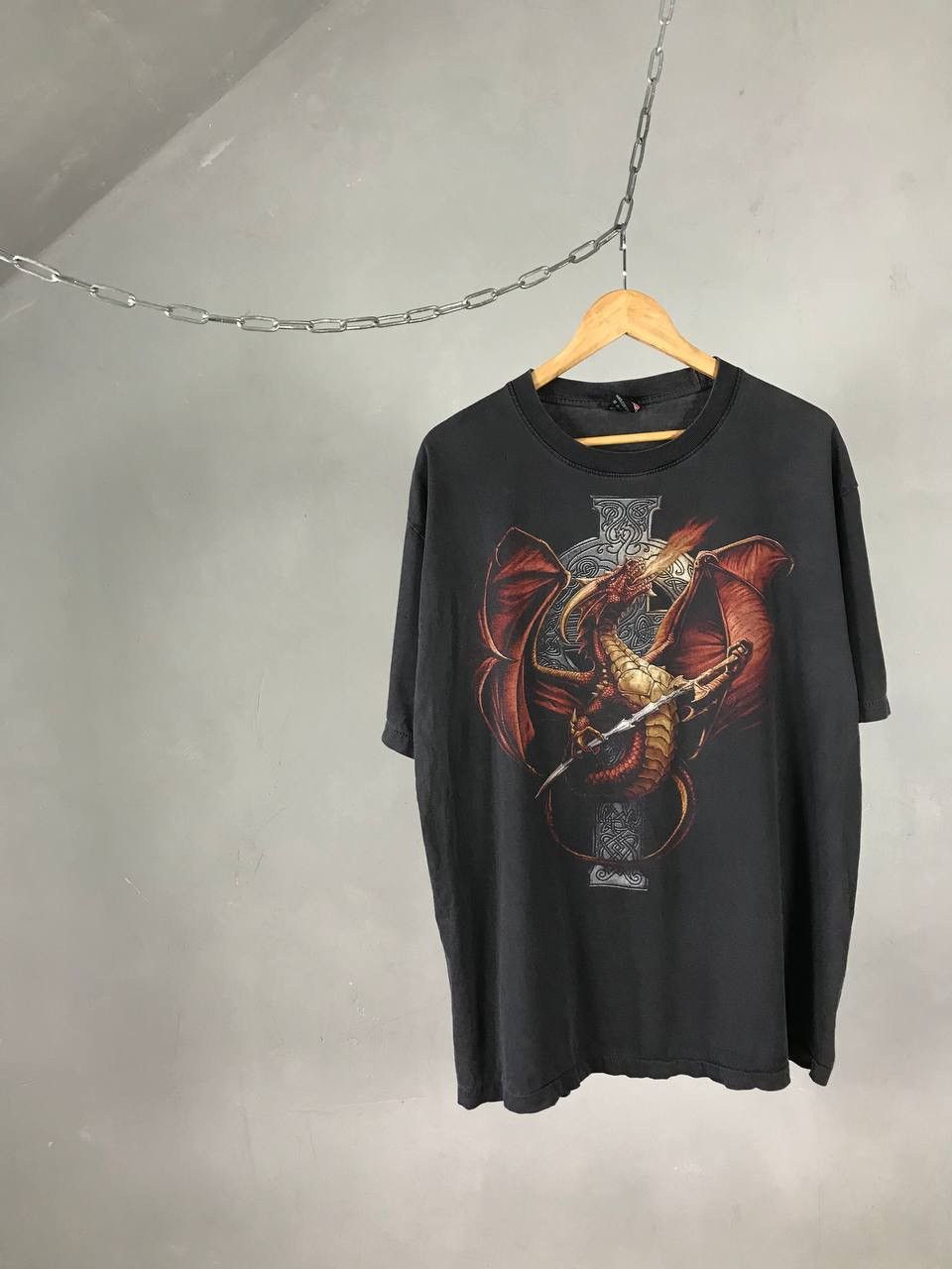 Vintage Dragon vintage rock animal tee Size US XL / EU 56 / 4 - 1 Thumbnail