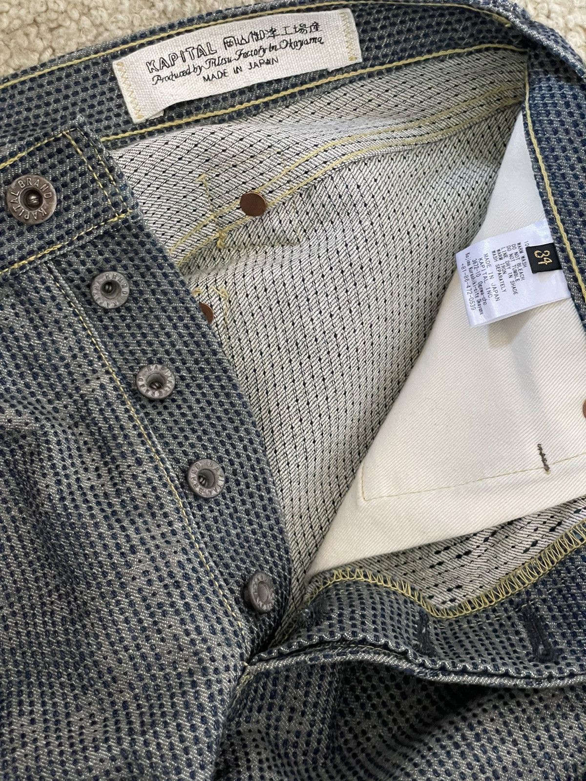Kapital Kapital Century Denim No. 7+S Denim Jeans - 34 Size US 34 / EU 50 - 10 Thumbnail