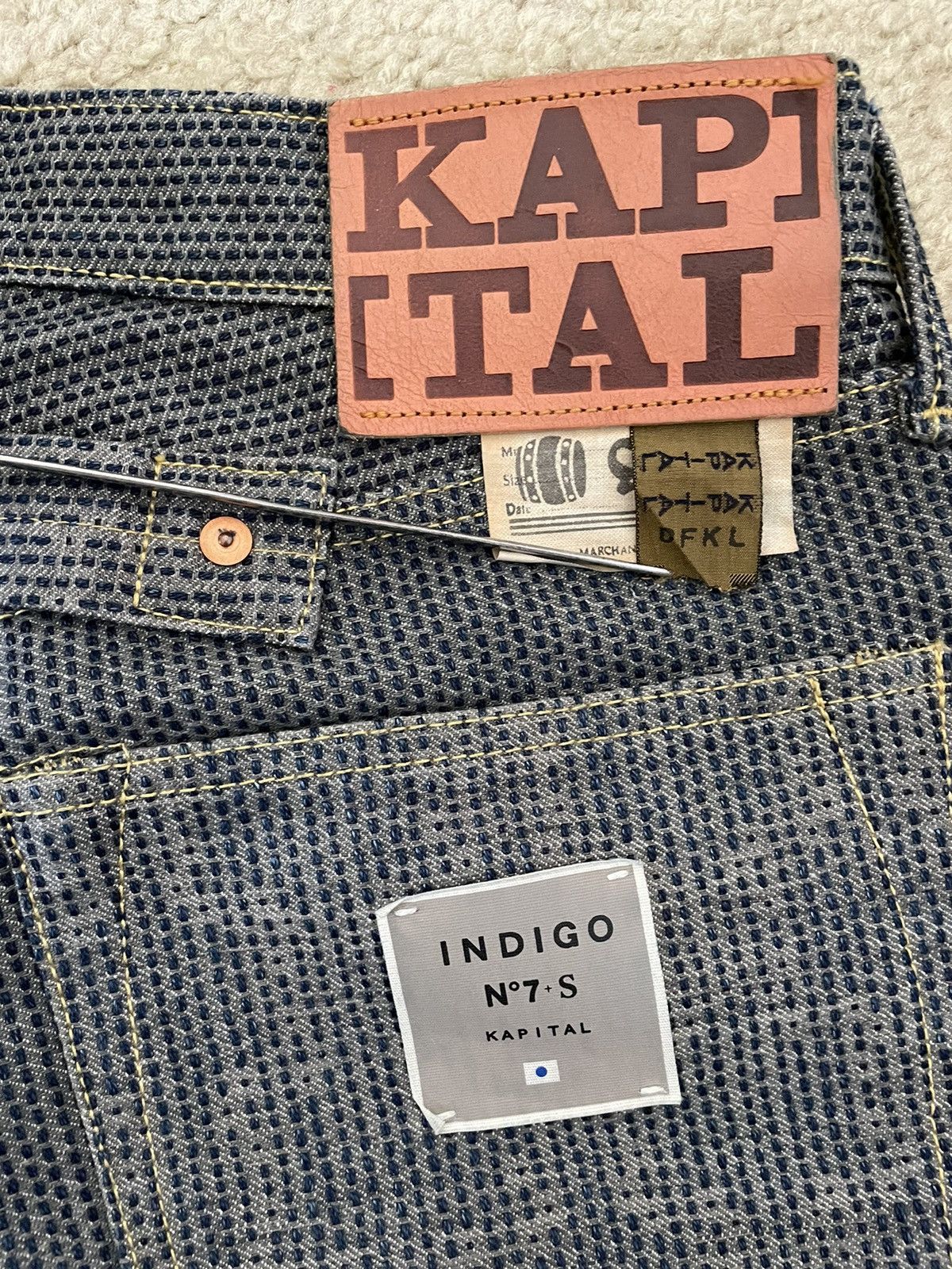 Kapital Kapital Century Denim No. 7+S Denim Jeans - 34 Size US 34 / EU 50 - 6 Thumbnail