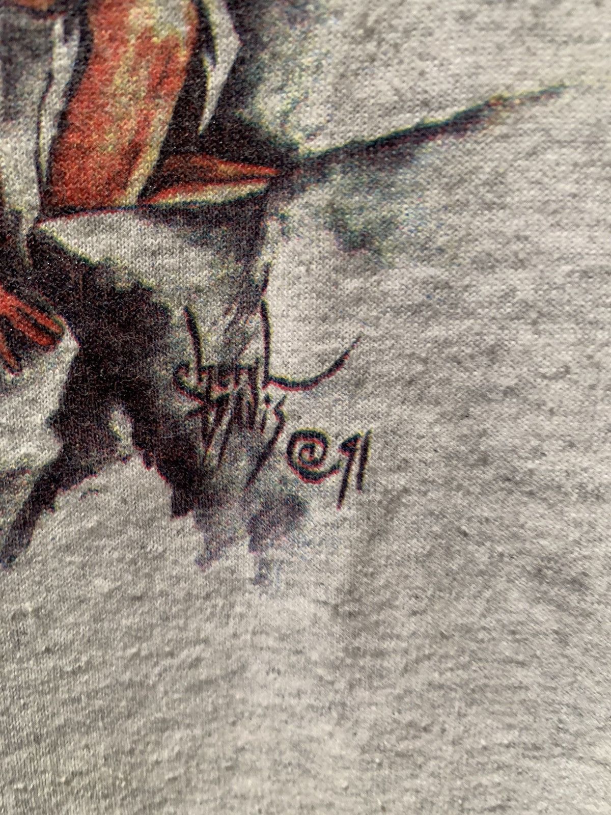 Vintage *RARE* Vintage 1991 Native Americans Columbus Single Stitch Size US L / EU 52-54 / 3 - 3 Thumbnail