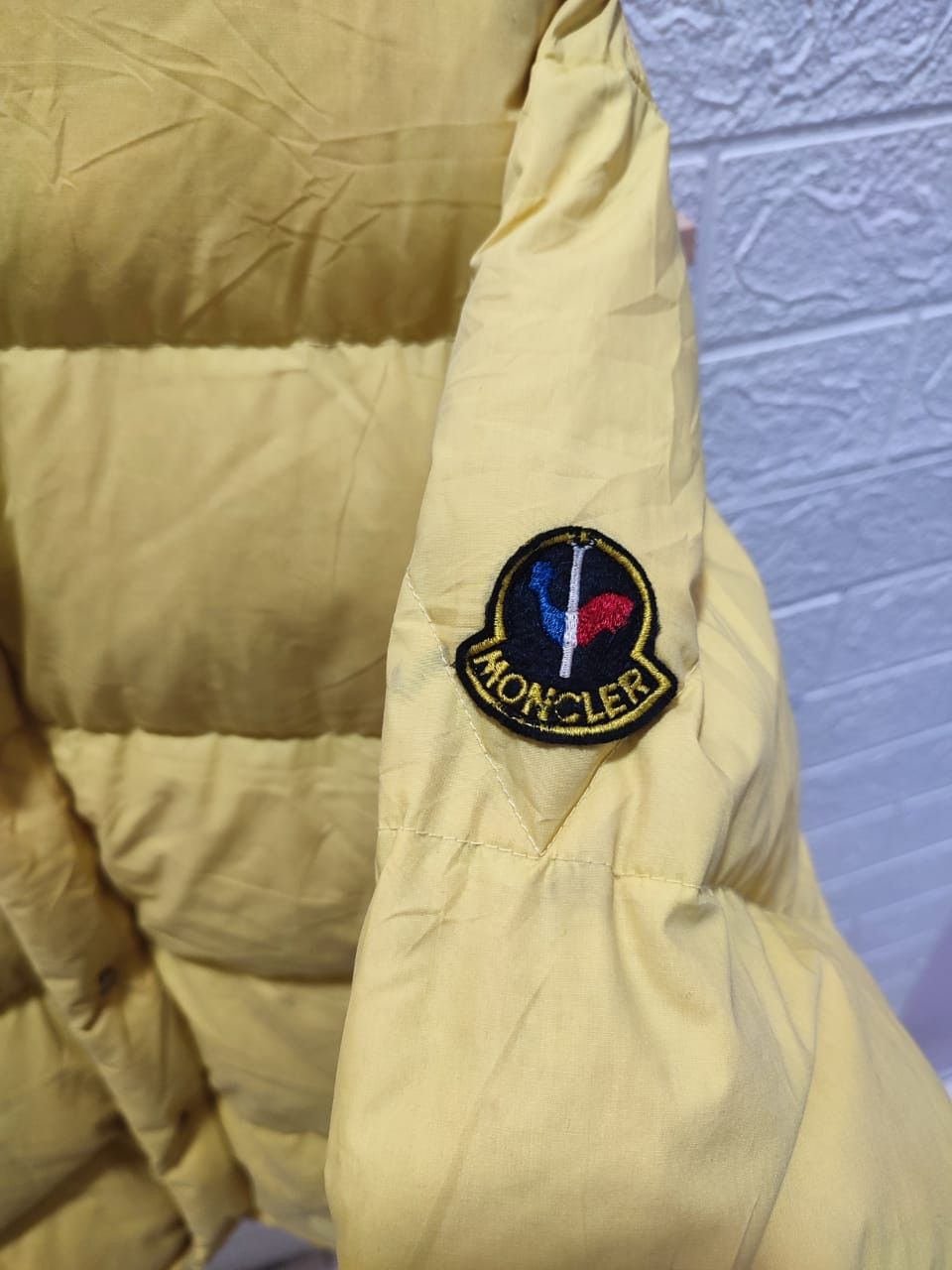 Asics × Moncler Vintage distressed puffer down jacket Size M / US 6-8 / IT 42-44 - 3 Thumbnail