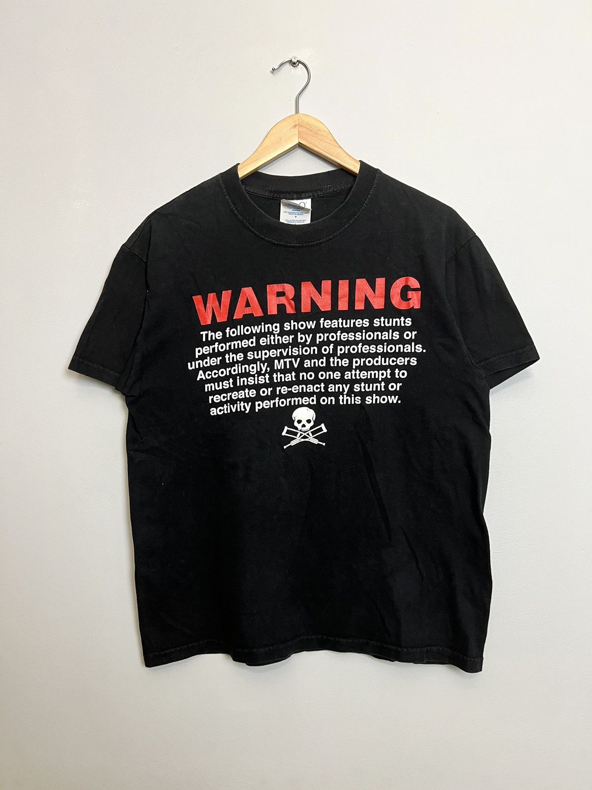 Mtv Jackass Og 00s Movie Promo Hoodie MTV Skull Rare Streetwear Size US M / EU 48-50 / 2 - 1 Thumbnail