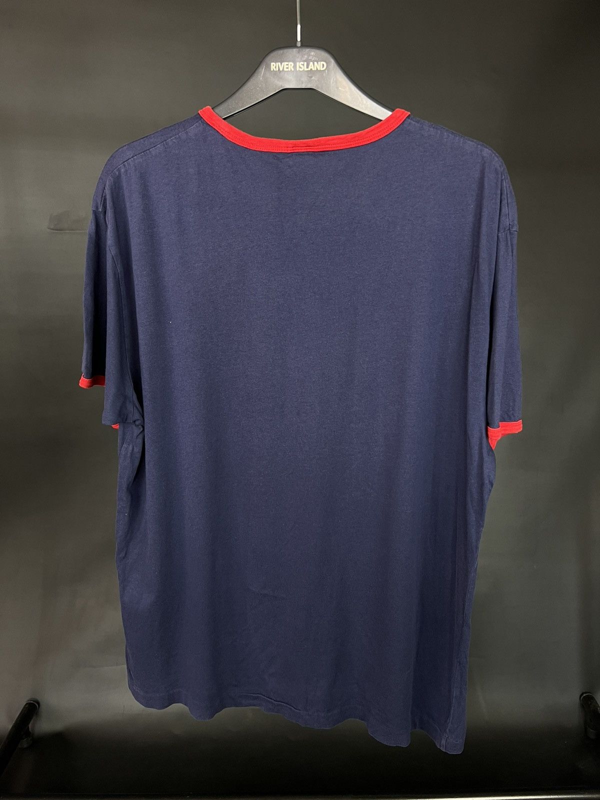 Polo Ralph Lauren × Vintage VTG T-shirt Polo Ralph Lauren blue USA Logo New York Cotton Size US L / EU 52-54 / 3 - 4 Thumbnail