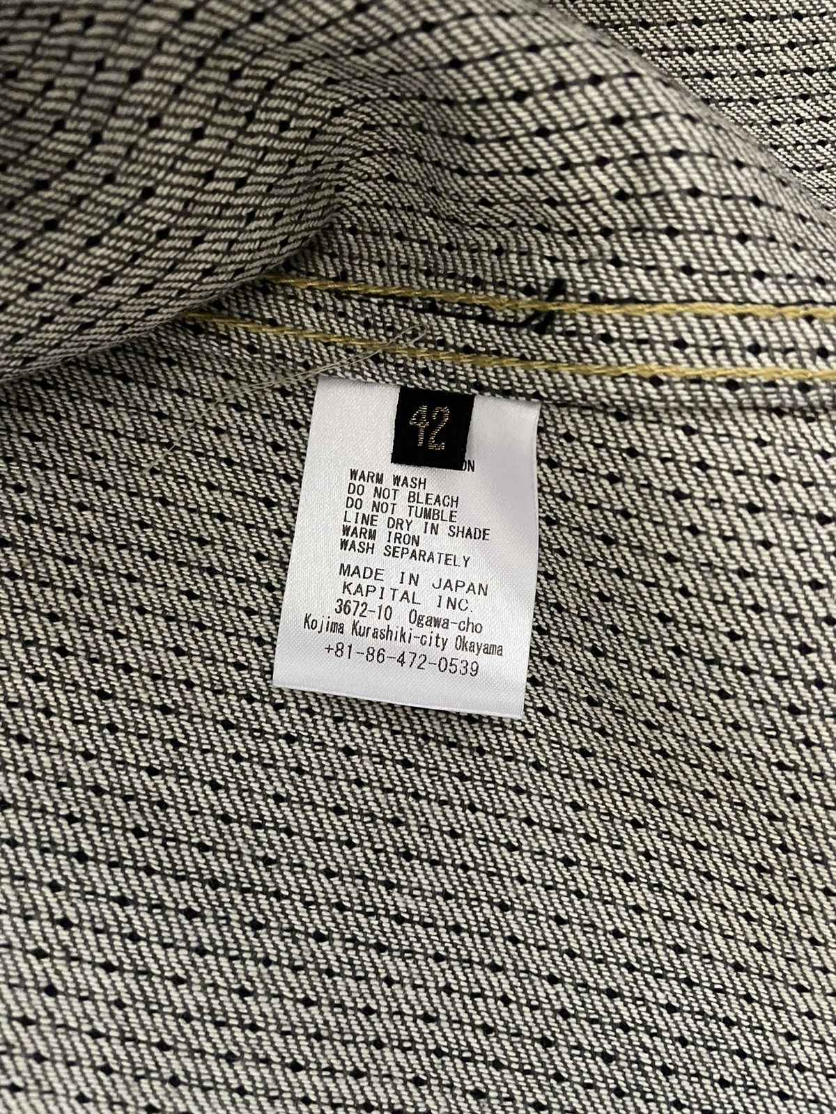 Kapital Kapital Century Denim No. 7+S Westerner Jacket - 42 Long Size US M / EU 48-50 / 2 - 6 Thumbnail