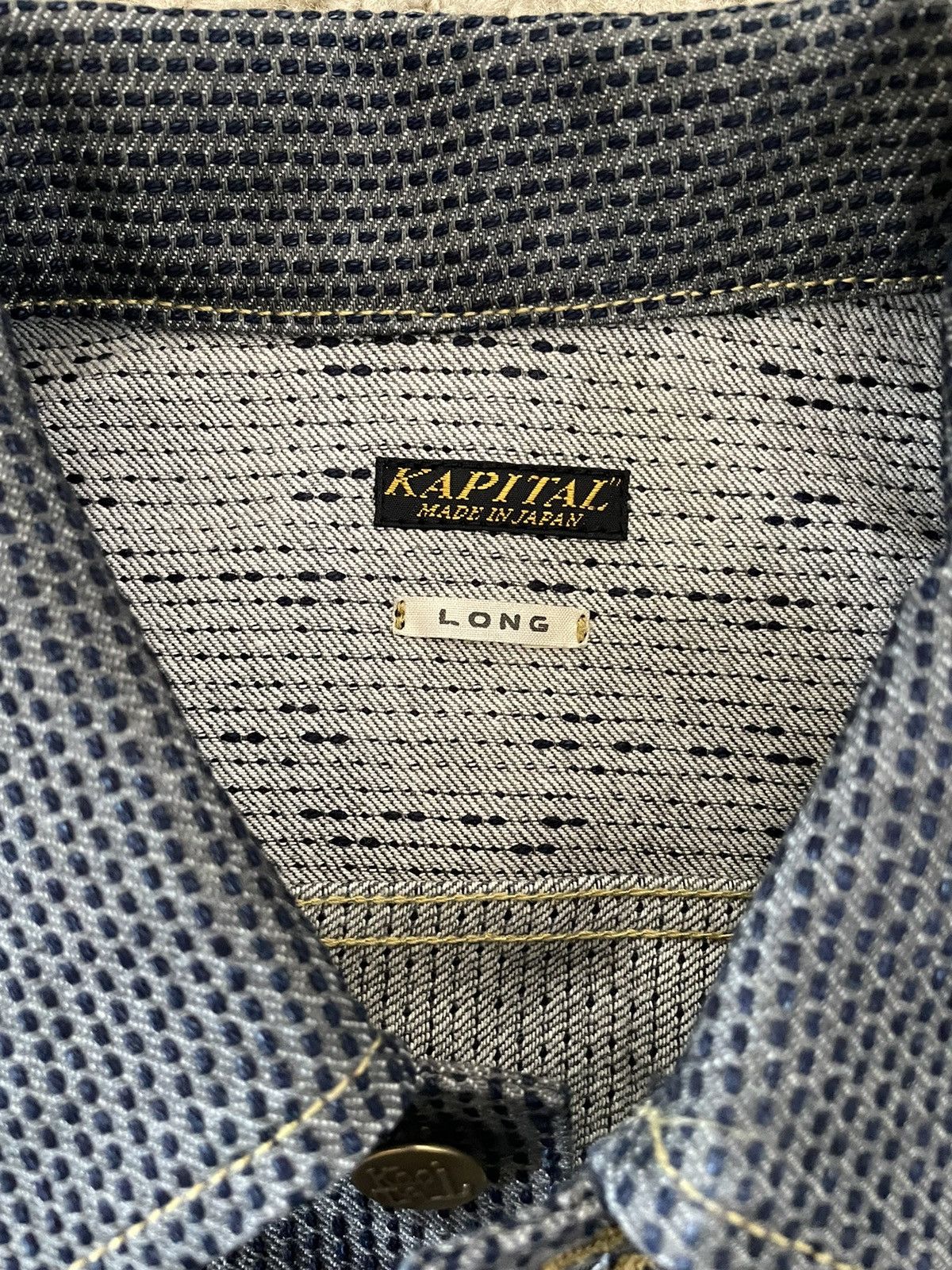 Kapital Century Denim No. 7+S Westerner Jacket - 42 Long