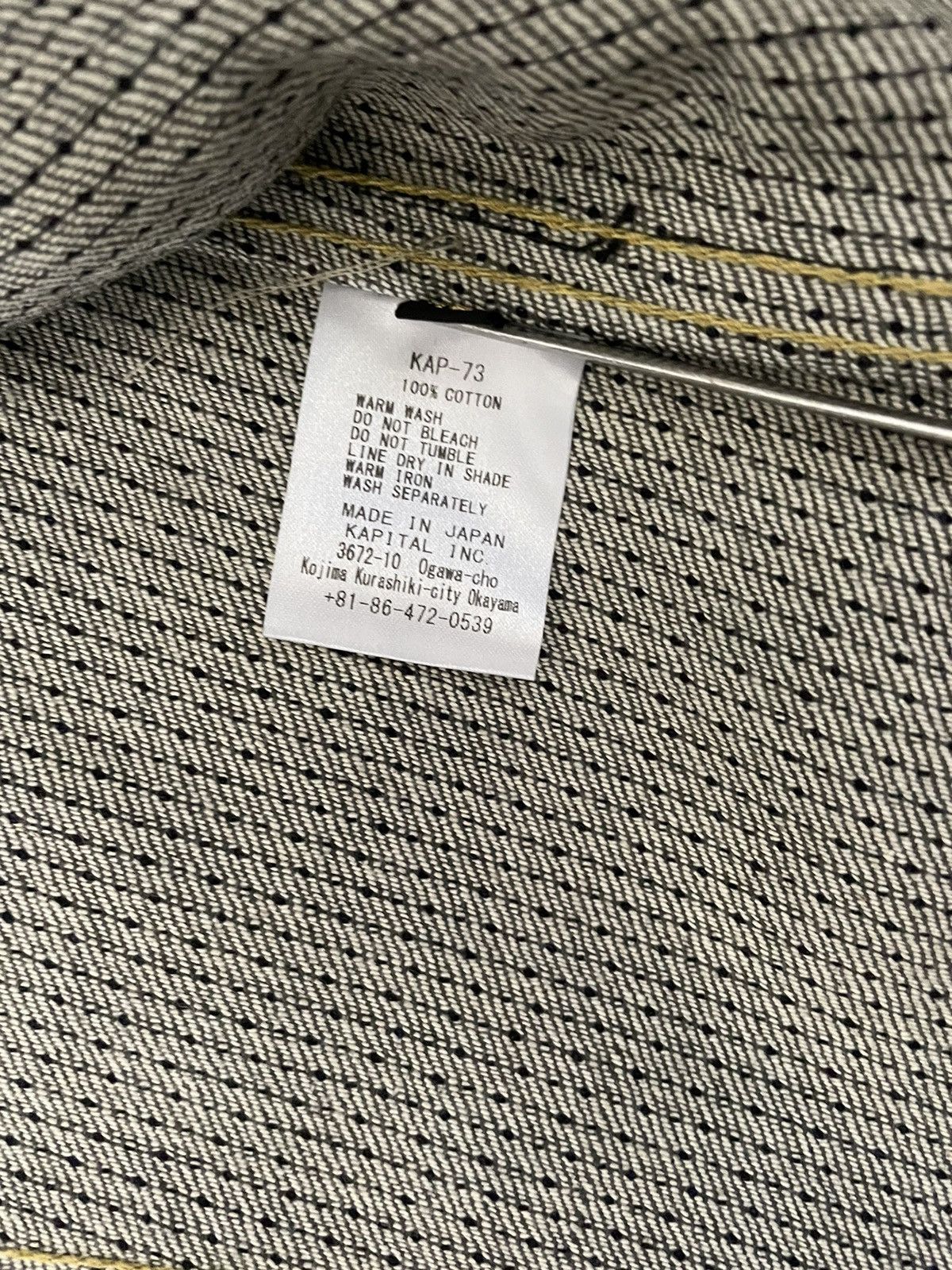 Kapital Kapital Century Denim No. 7+S Westerner Jacket - 42 Long Size US M / EU 48-50 / 2 - 7 Thumbnail