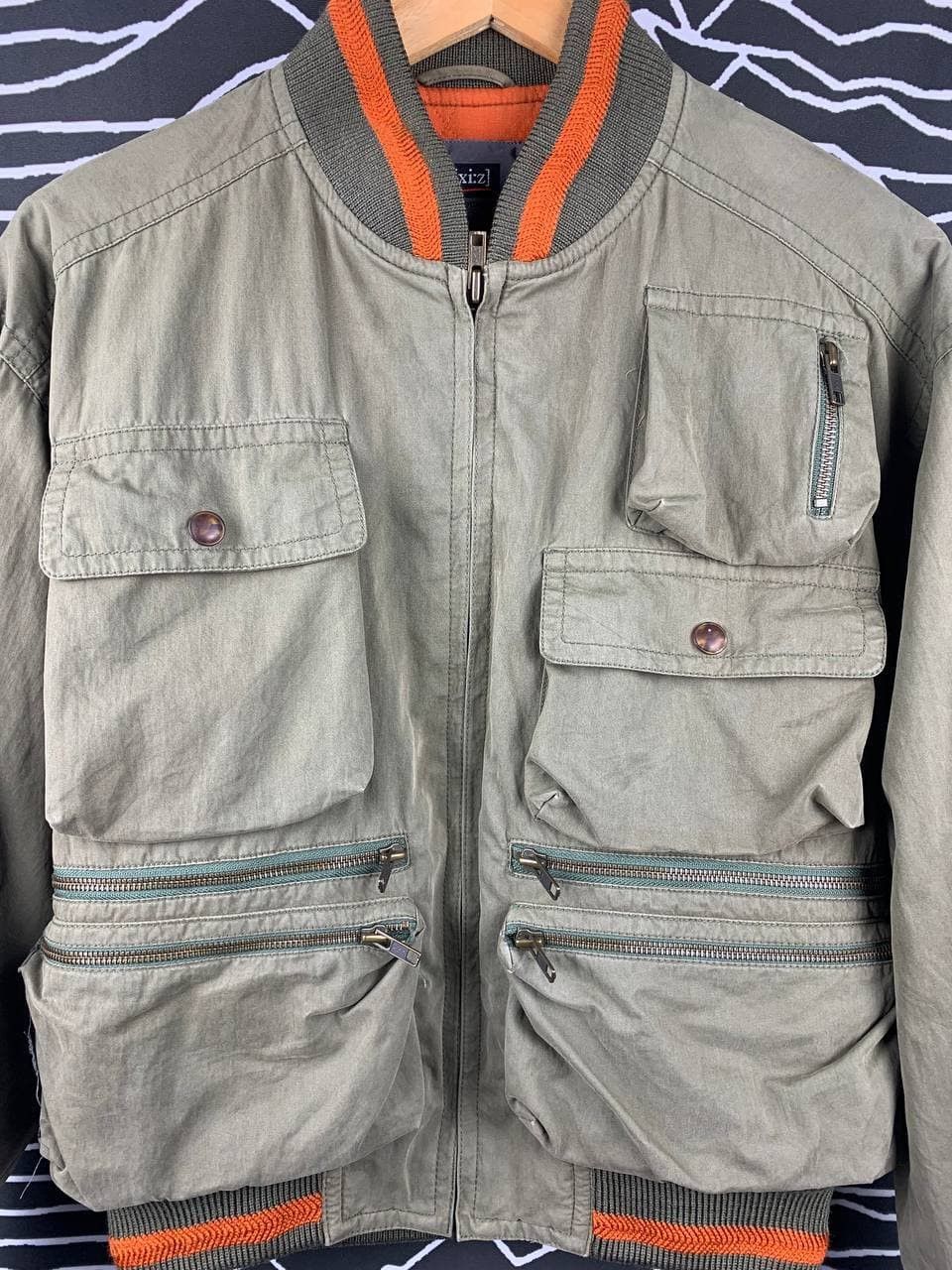 Japanese Brand IX:IZ Multipocket Utility Cargo Tactical Bondage Bomber Size US L / EU 52-54 / 3 - 3 Thumbnail
