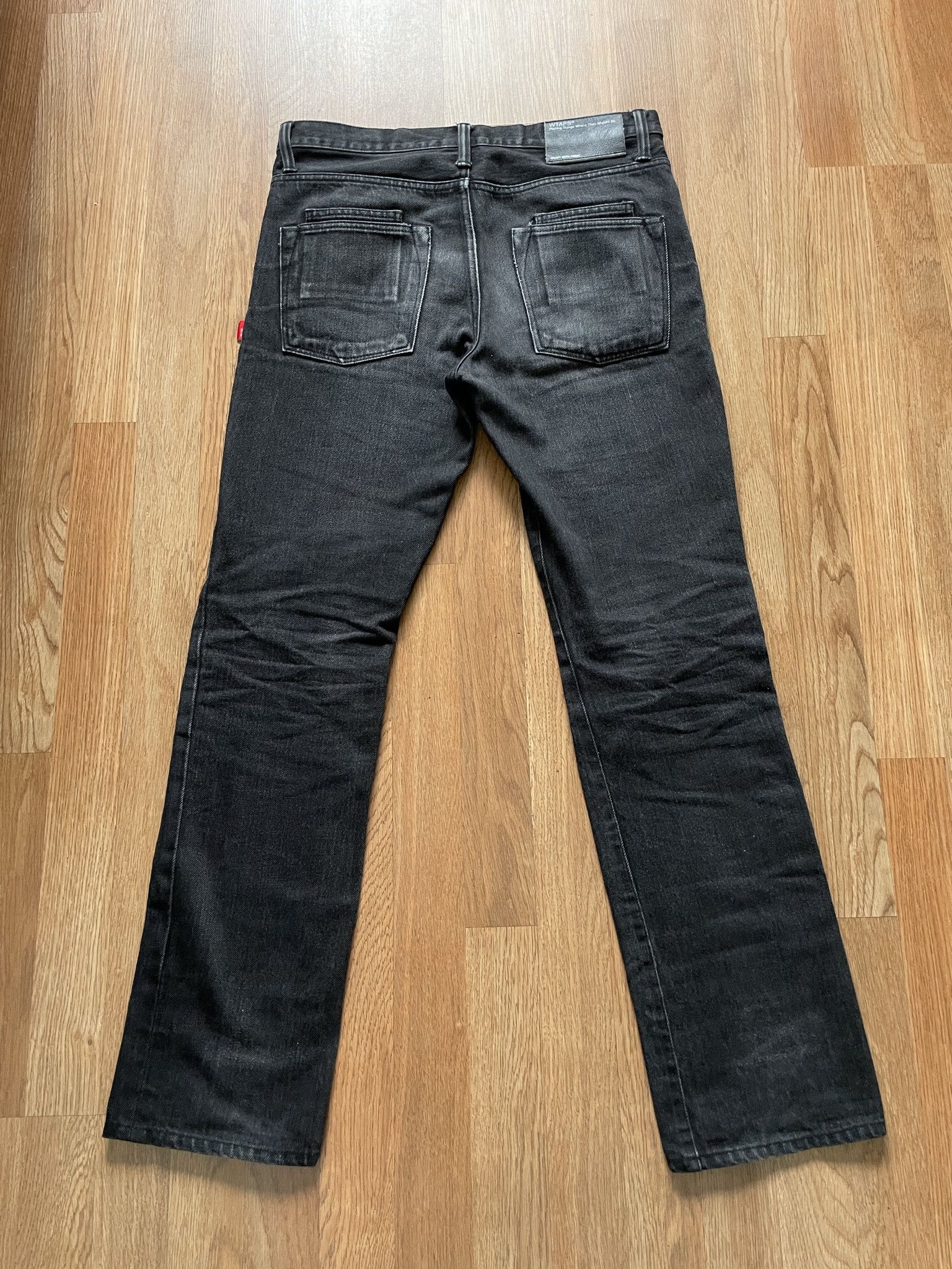 Wtaps WTAPS Black Zipper Pocket Denim Jeans Size US 33 - 7 Thumbnail