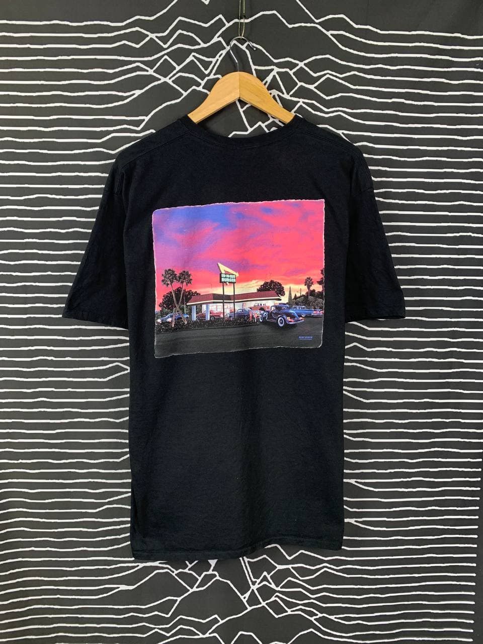 image of Art x In N Out VTG In N Out Burger Graphic Tee in Black, Men's (Size XL)
