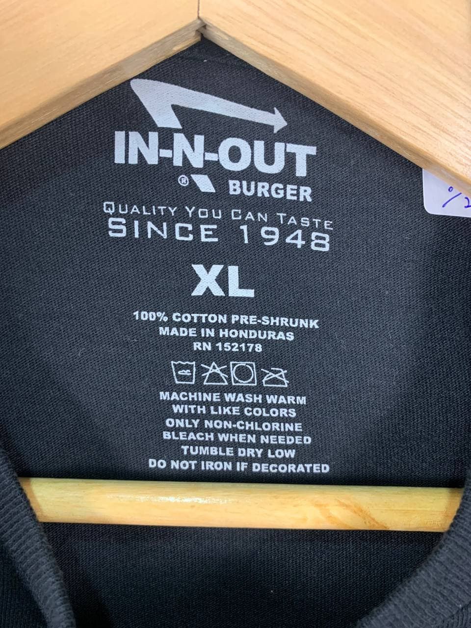 Vintage Vtg In N Out Burger Graphic Tee Size US XL / EU 56 / 4 - 4 Thumbnail