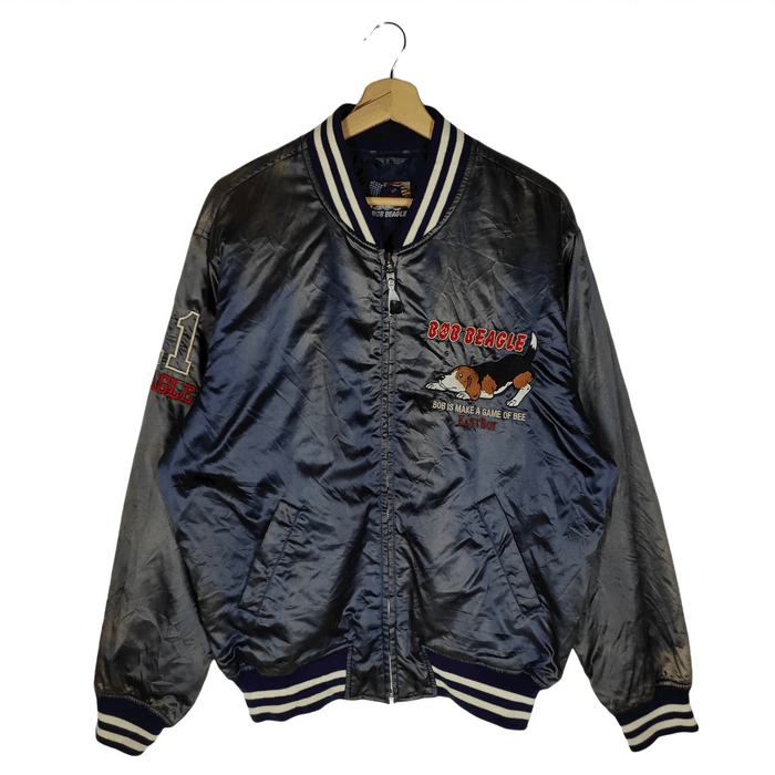 Vintage Vintage Bob Beagle × East Boy Faded Varsity Jackets | Grailed