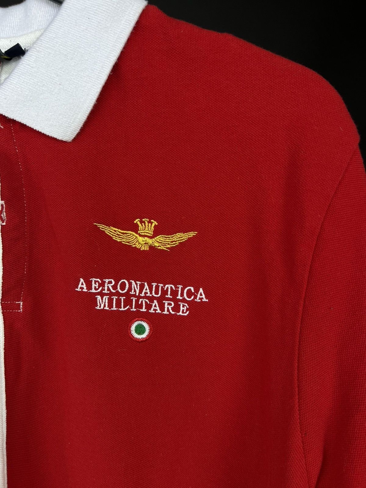 Aeronautica Militare × Vintage VTG T-shirt Aeronautica Military Red with white 1931 Horse Size US XXL / EU 58 / 5 - 4 Thumbnail