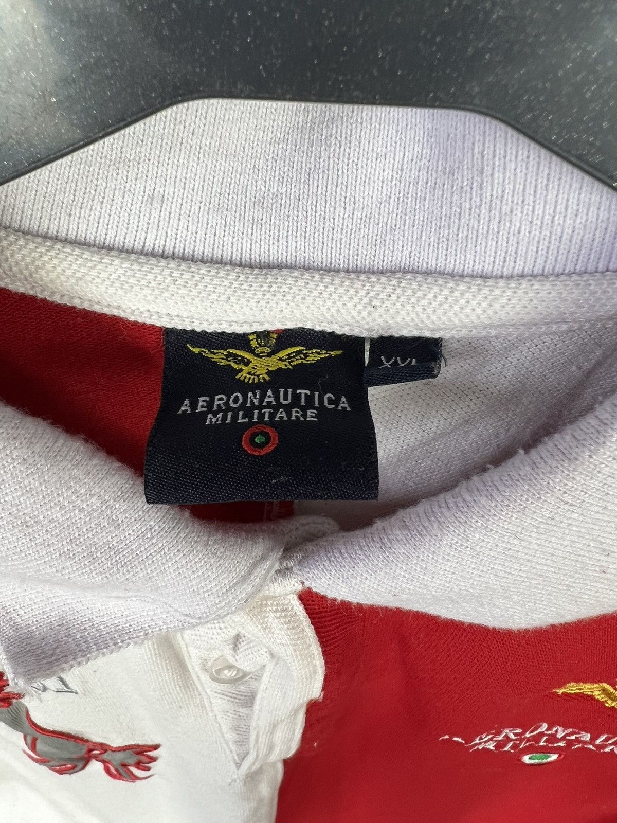 Aeronautica Militare × Vintage VTG T-shirt Aeronautica Military Red with white 1931 Horse Size US XXL / EU 58 / 5 - 6 Thumbnail