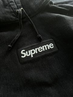 Supreme Box Logo Hoodie Black | Grailed