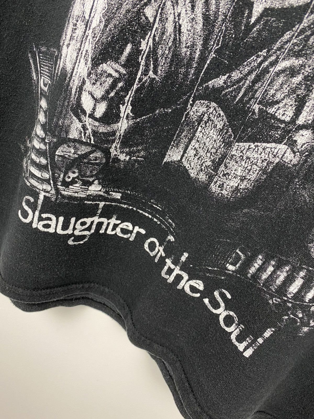 Band Tees Y2K At The Gates Slaughter of the Soul T Shirt In Flames Size US L / EU 52-54 / 3 - 5 Thumbnail