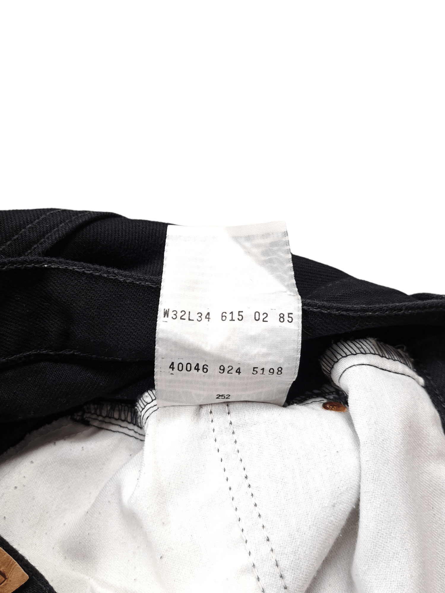 Levi's × Levi's Vintage Clothing × Vintage 💎 90's Vintage Levi's 615 32/34 Black Straight Denim Jeans Size US 32 / EU 48 - 5 Thumbnail
