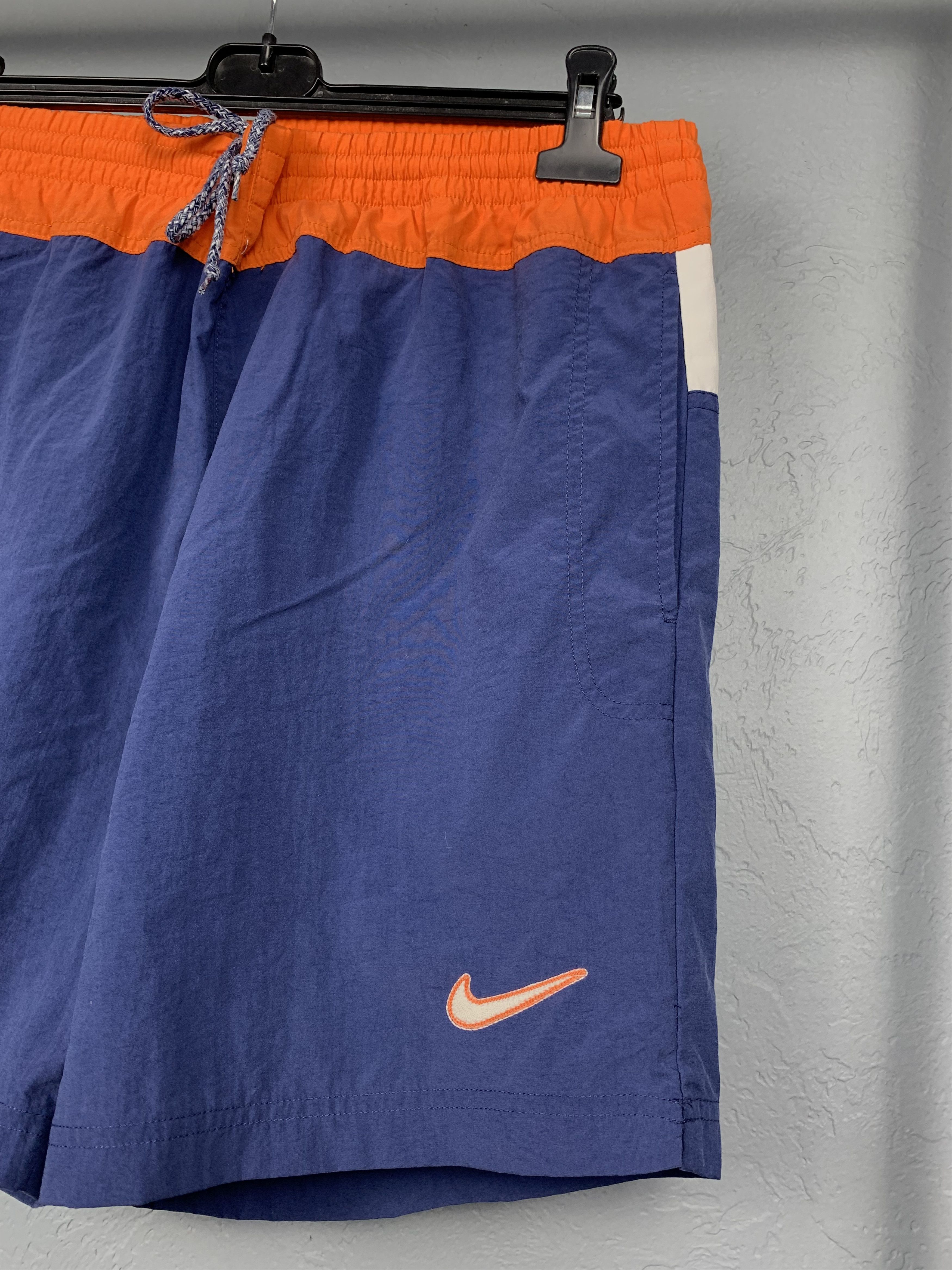 Nike × Vintage Nike 90s Vintage Nylon Mens Shorts Y2K Size US 32 / EU 48 - 4 Thumbnail