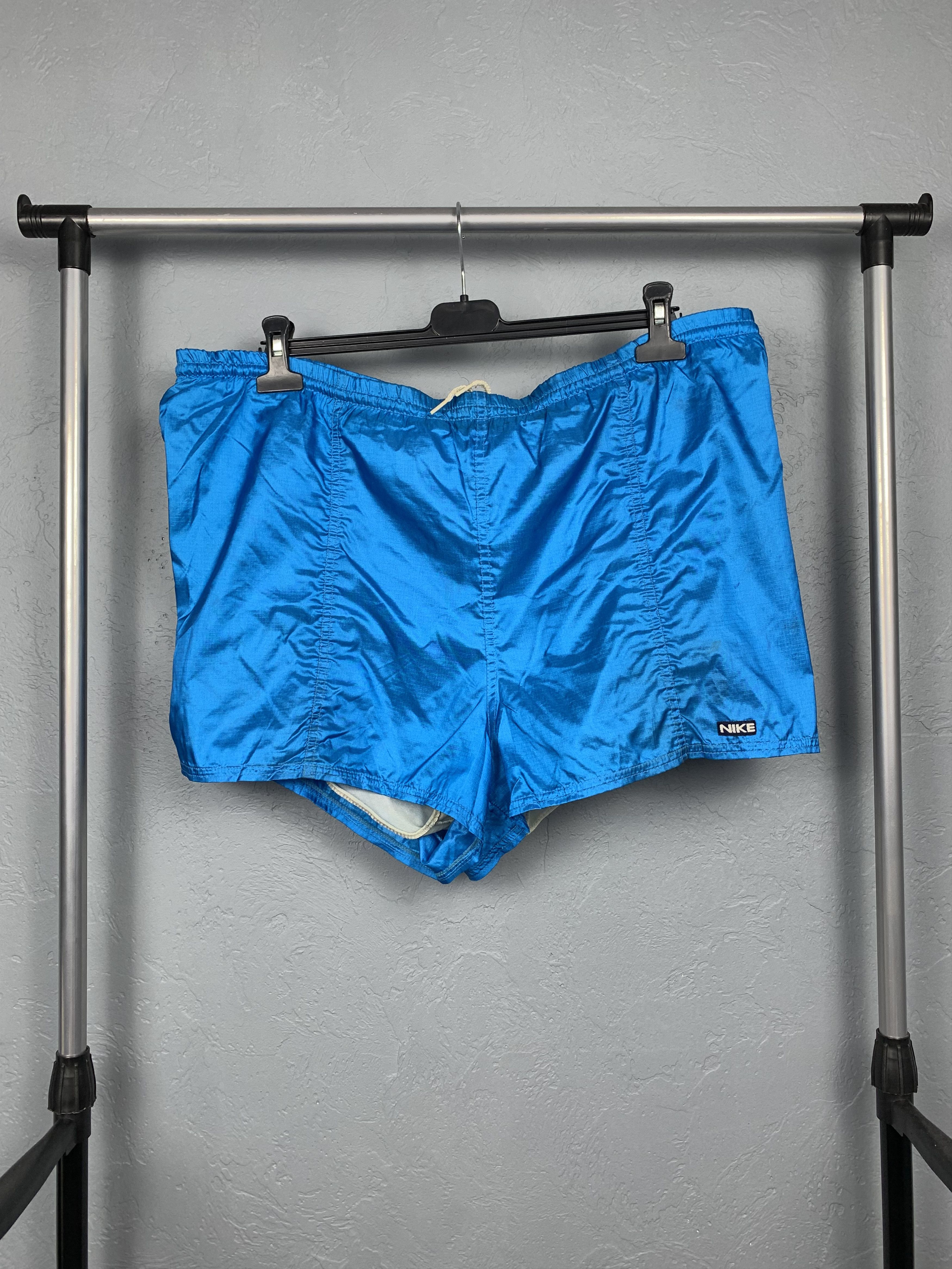 Nike × Vintage Nike 90s Vintage Nylon Mens Shorts Y2K Size US 36 / EU 52 - 1 Thumbnail