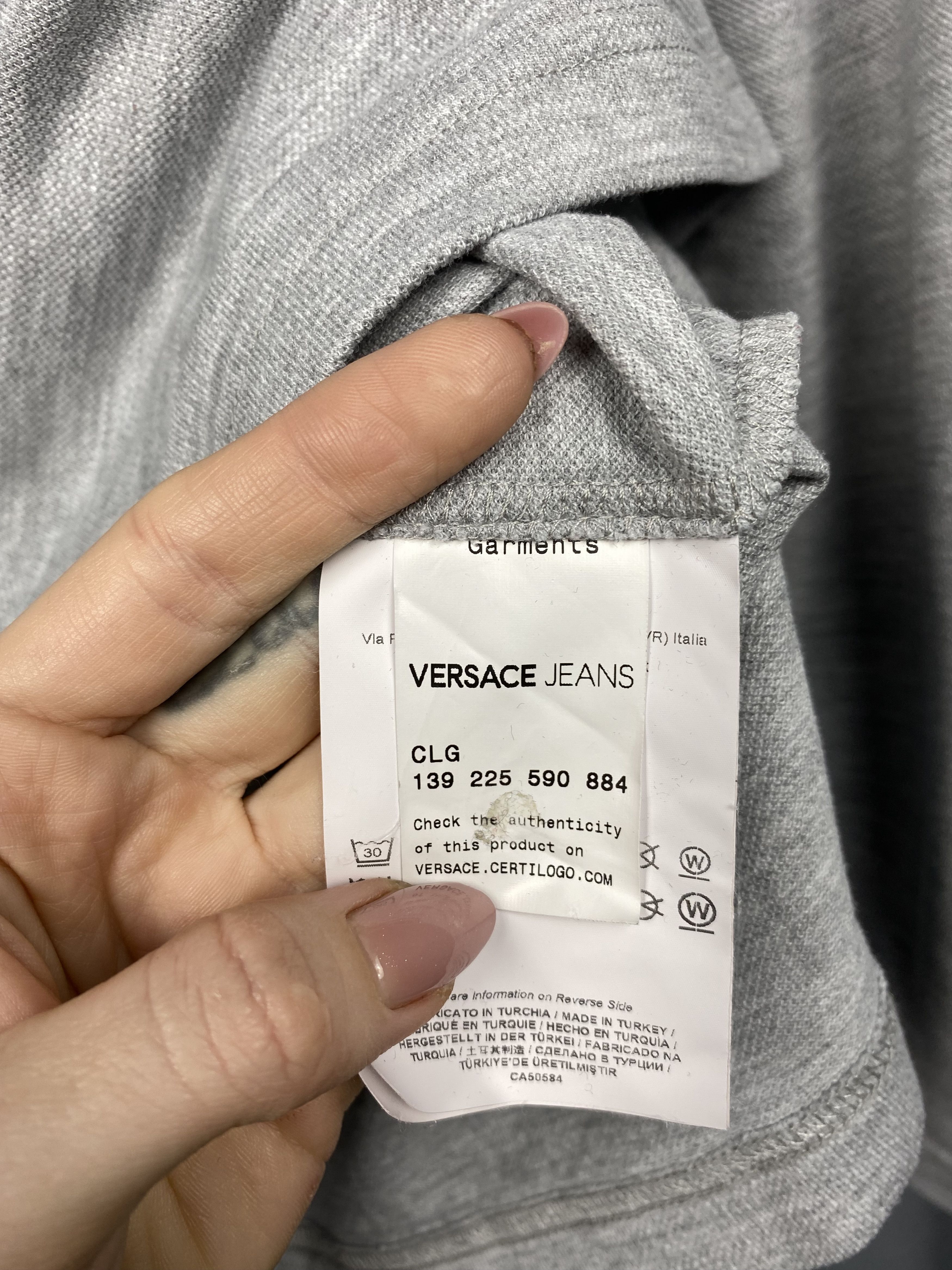 Versace × Versace Jeans Couture × Versus Versace Versace Jeans Couture Long Sleeve Polo Shirt Tee Size US M / EU 48-50 / 2 - 7 Thumbnail