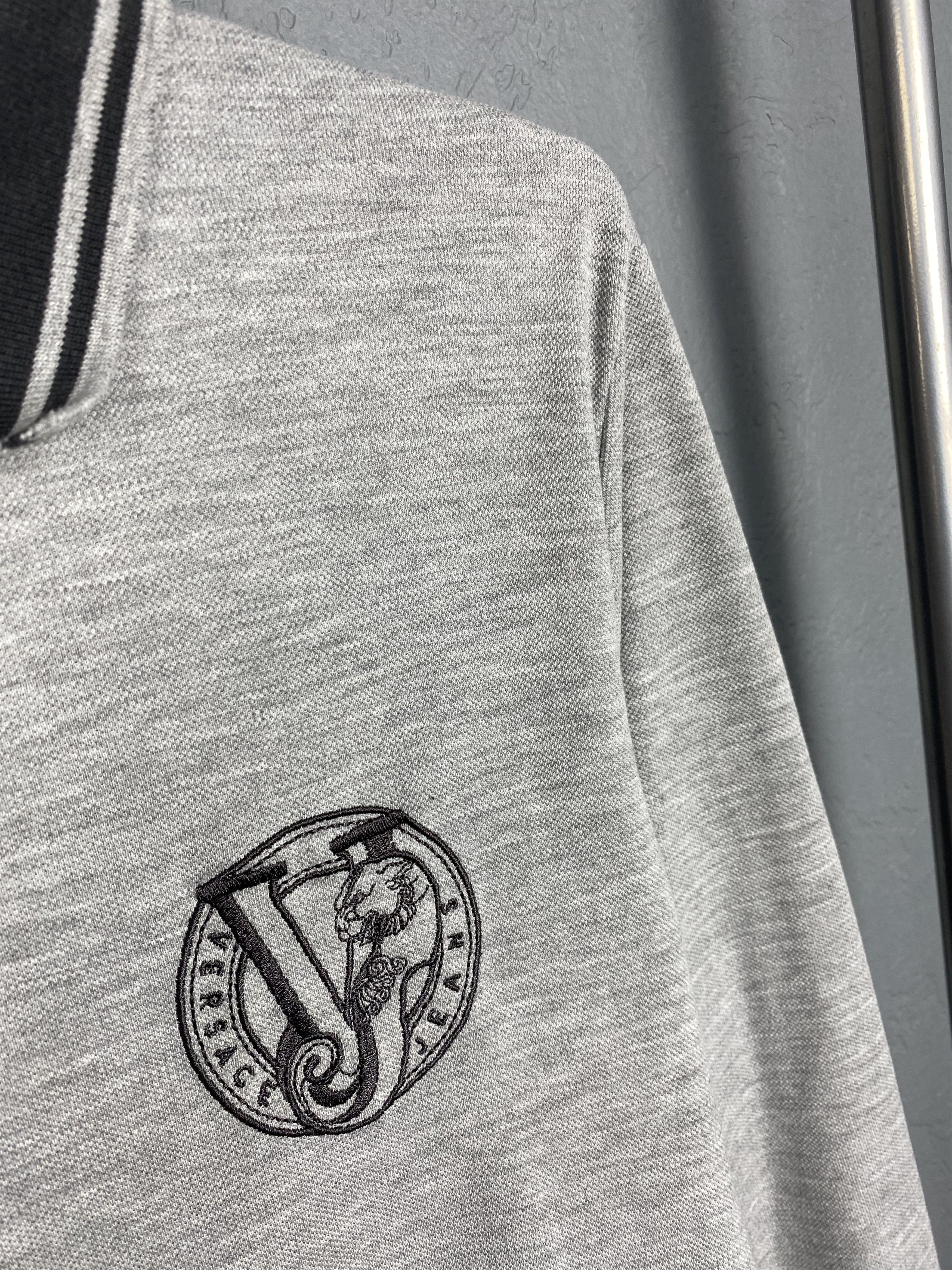 Versace × Versace Jeans Couture × Versus Versace Versace Jeans Couture Long Sleeve Polo Shirt Tee Size US M / EU 48-50 / 2 - 3 Thumbnail