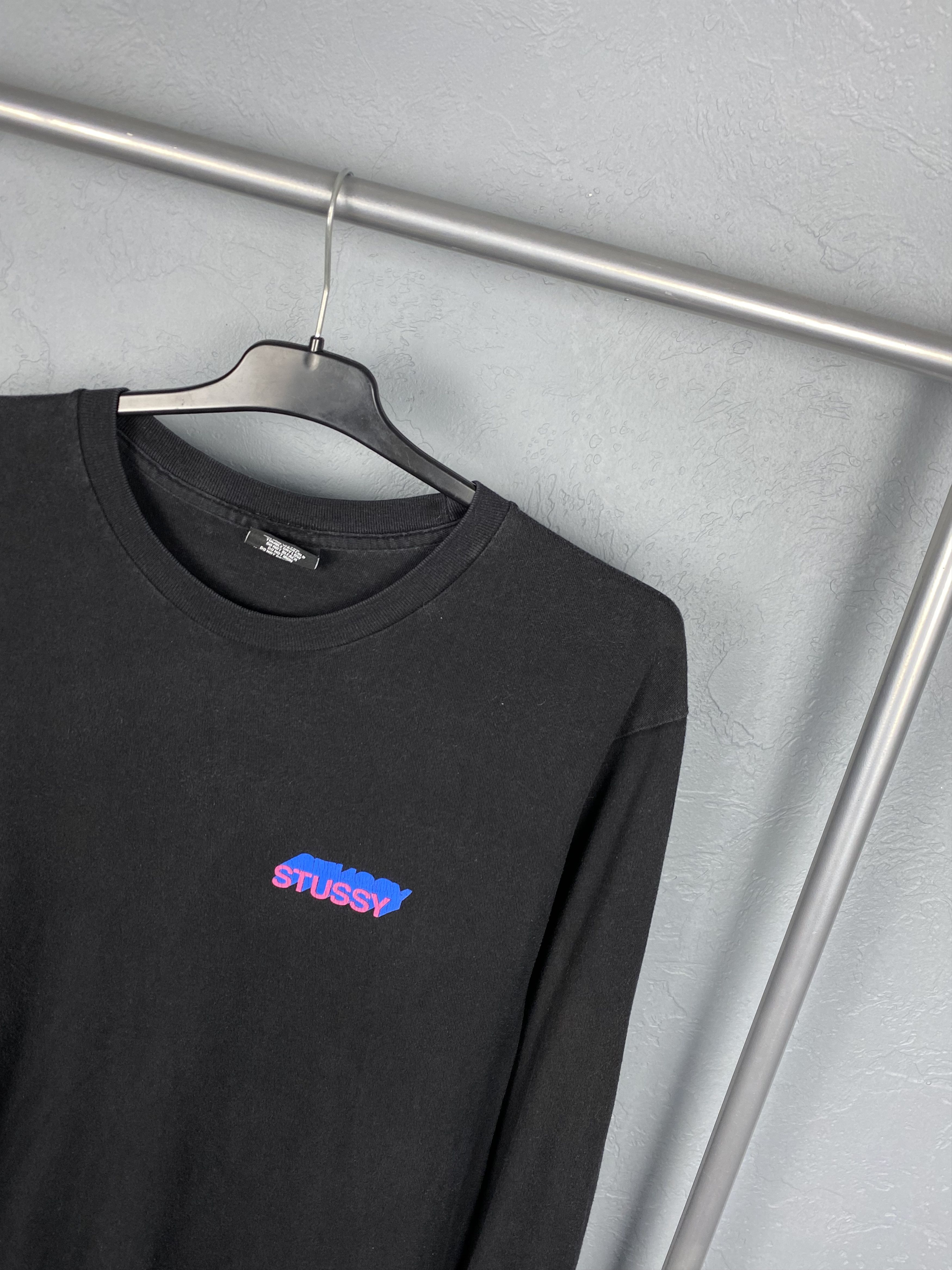 Stussy × Vintage Stussy Vintage Faded Long Sleeve T-Shirt Tee Hold A Medz Size US M / EU 48-50 / 2 - 5 Thumbnail