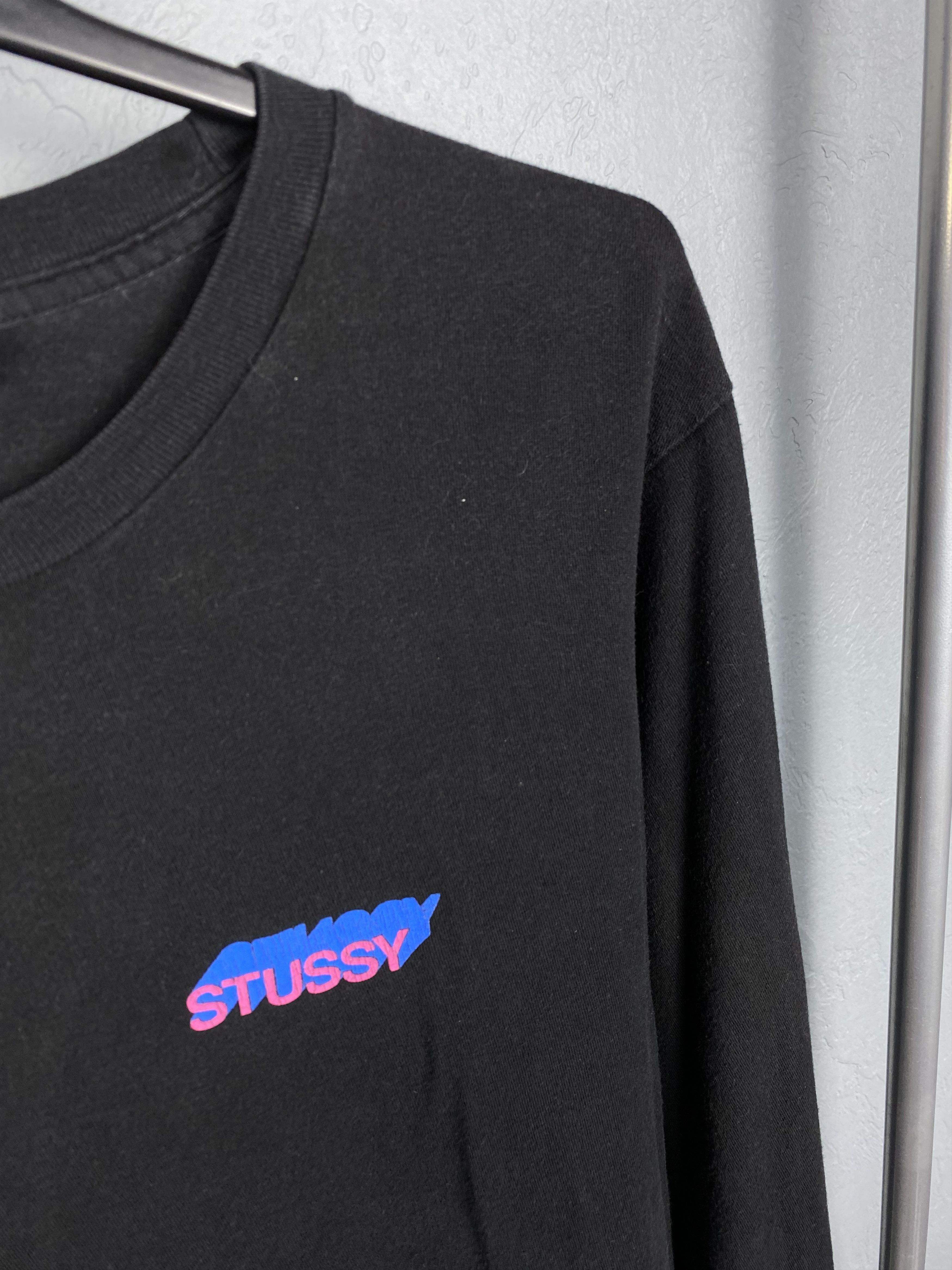 Stussy × Vintage Stussy Vintage Faded Long Sleeve T-Shirt Tee Hold A Medz Size US M / EU 48-50 / 2 - 6 Thumbnail